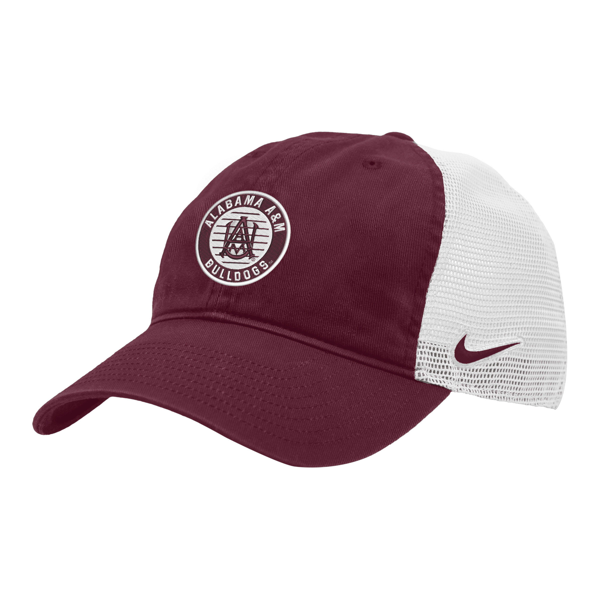 Nike Alabama A&m Heritage86  Unisex College Trucker Hat In Red