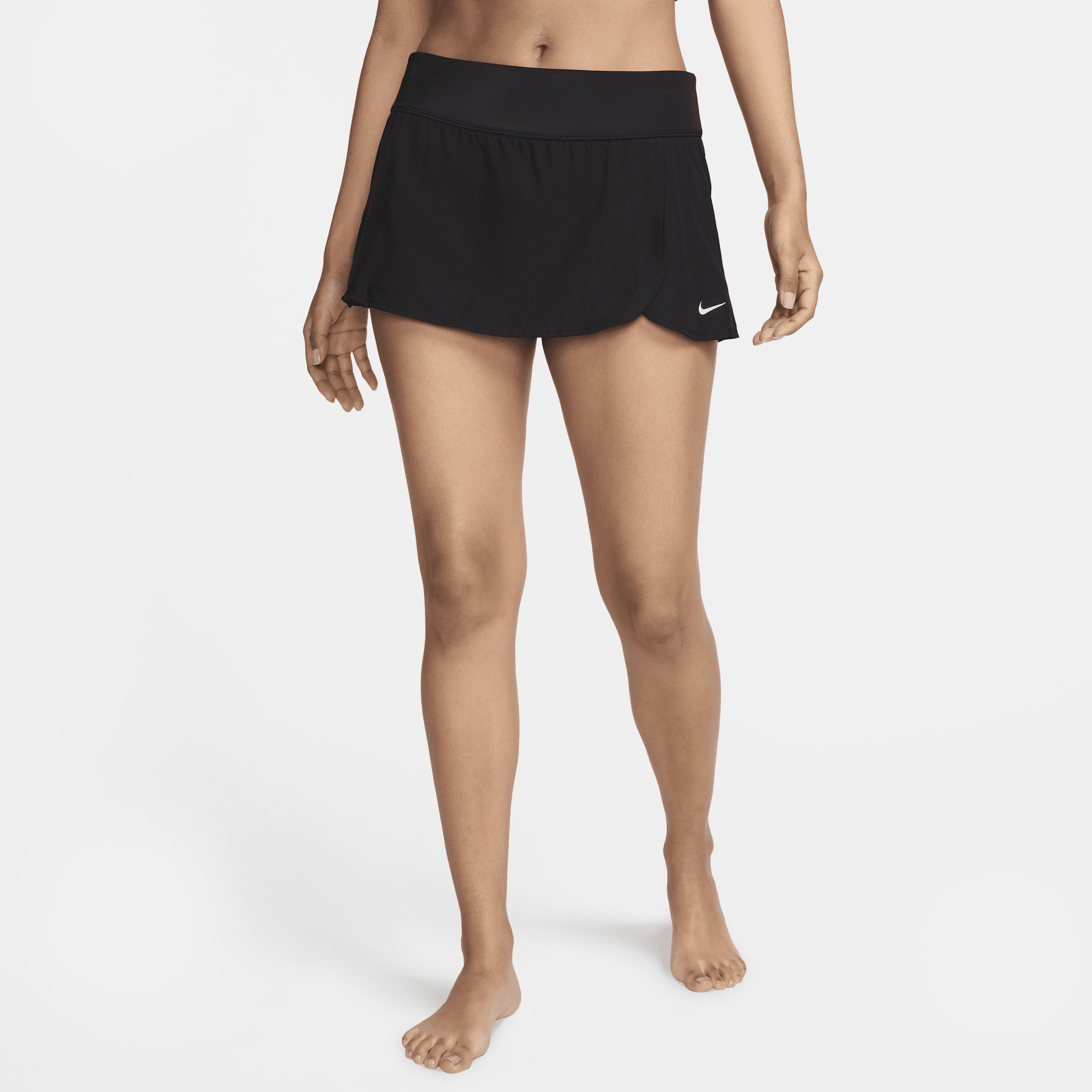 Shop Nike Women's Swim Essential Boardskirt In Black
