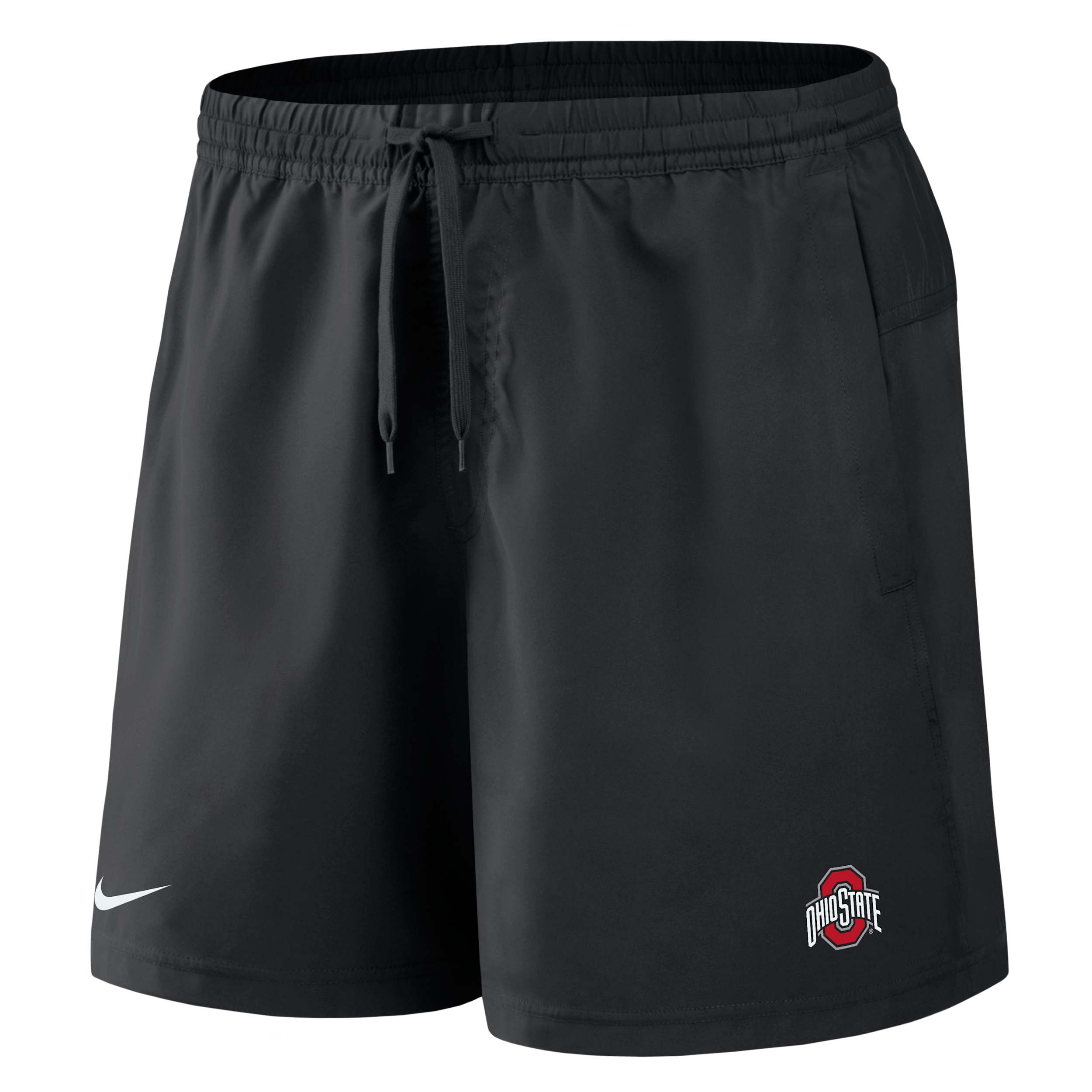 Ohio State Primetime Primary Logo Nike Men's Dri-FIT College Form Shorts in Black | 045T00AOH-8DV