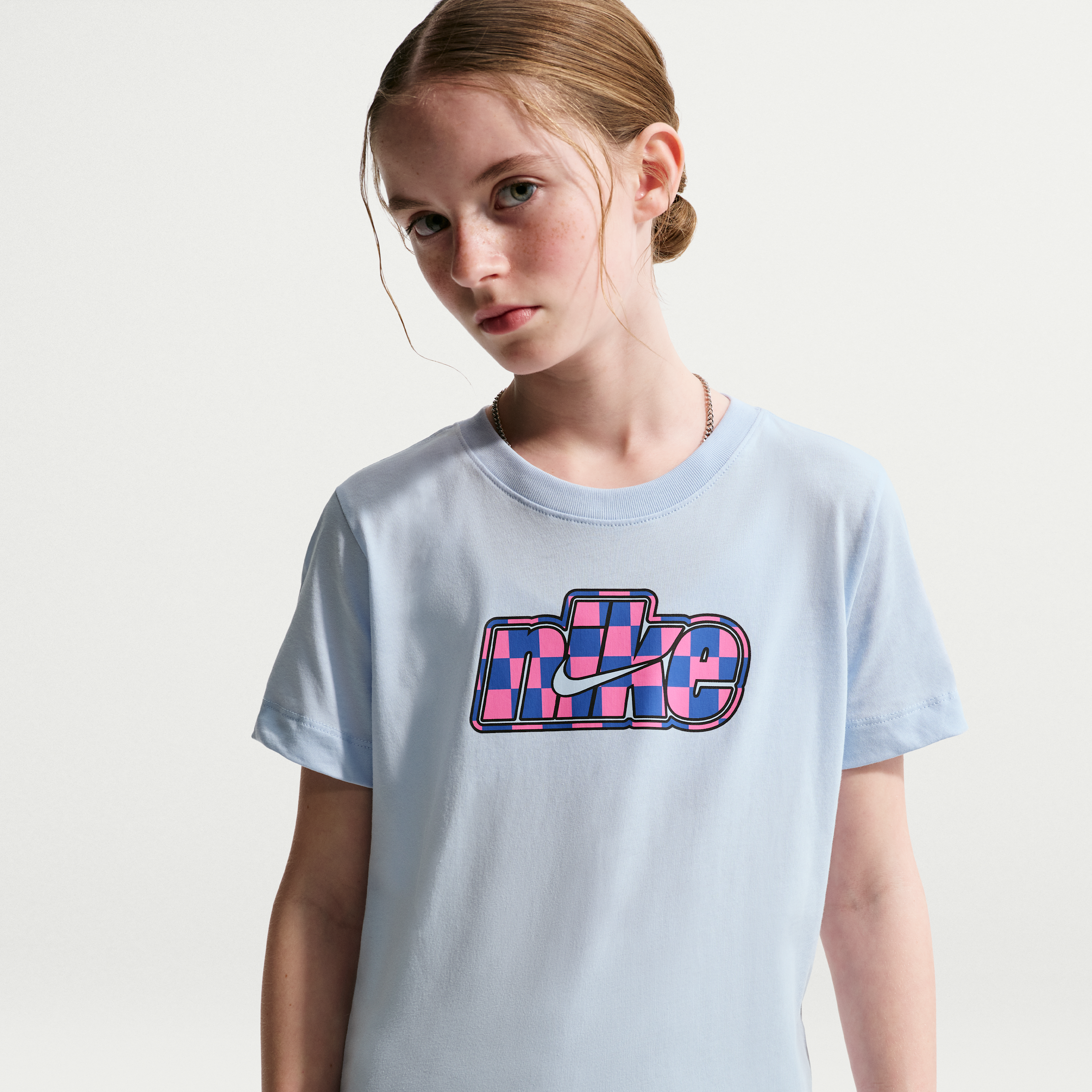 Nike Sportswear Big Kids' T-Shirt in Blue | IR5175-407