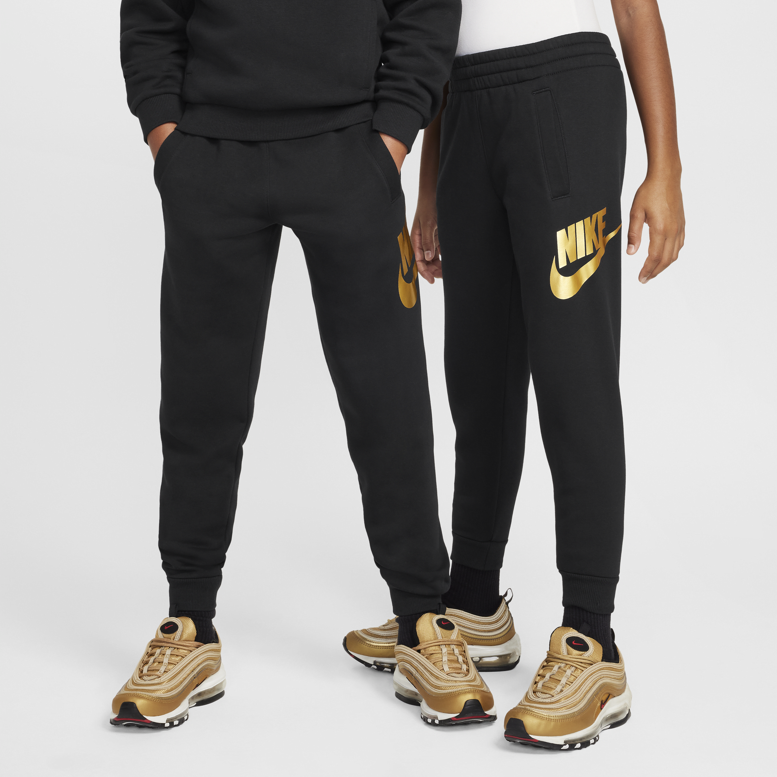 Nike Sportswear Club Fleece Big Kids' Jogger Pants in Black, Size: XL | HQ0981-010