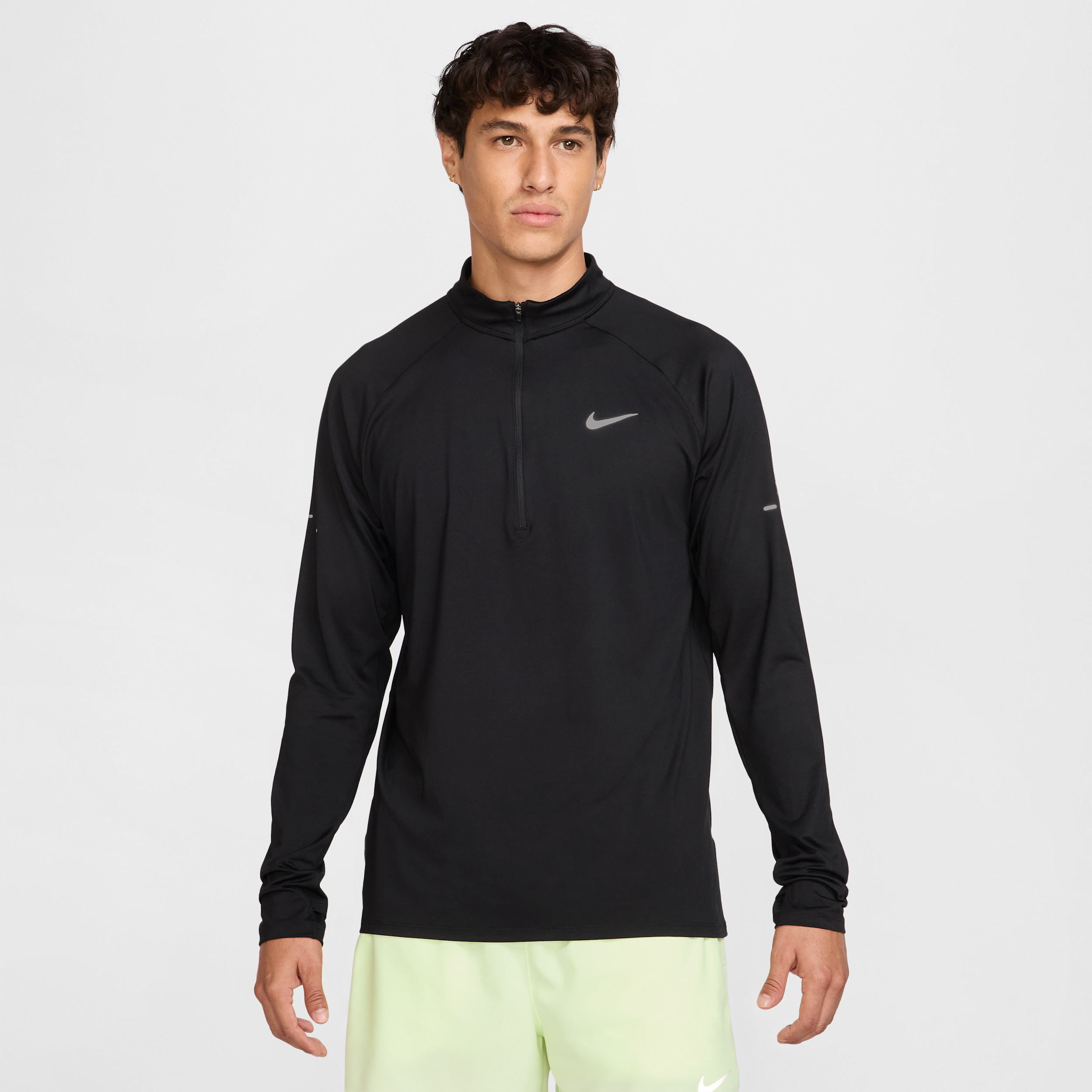 Nike Tour Dri-fit Adv Half-zip Golf Top In Black