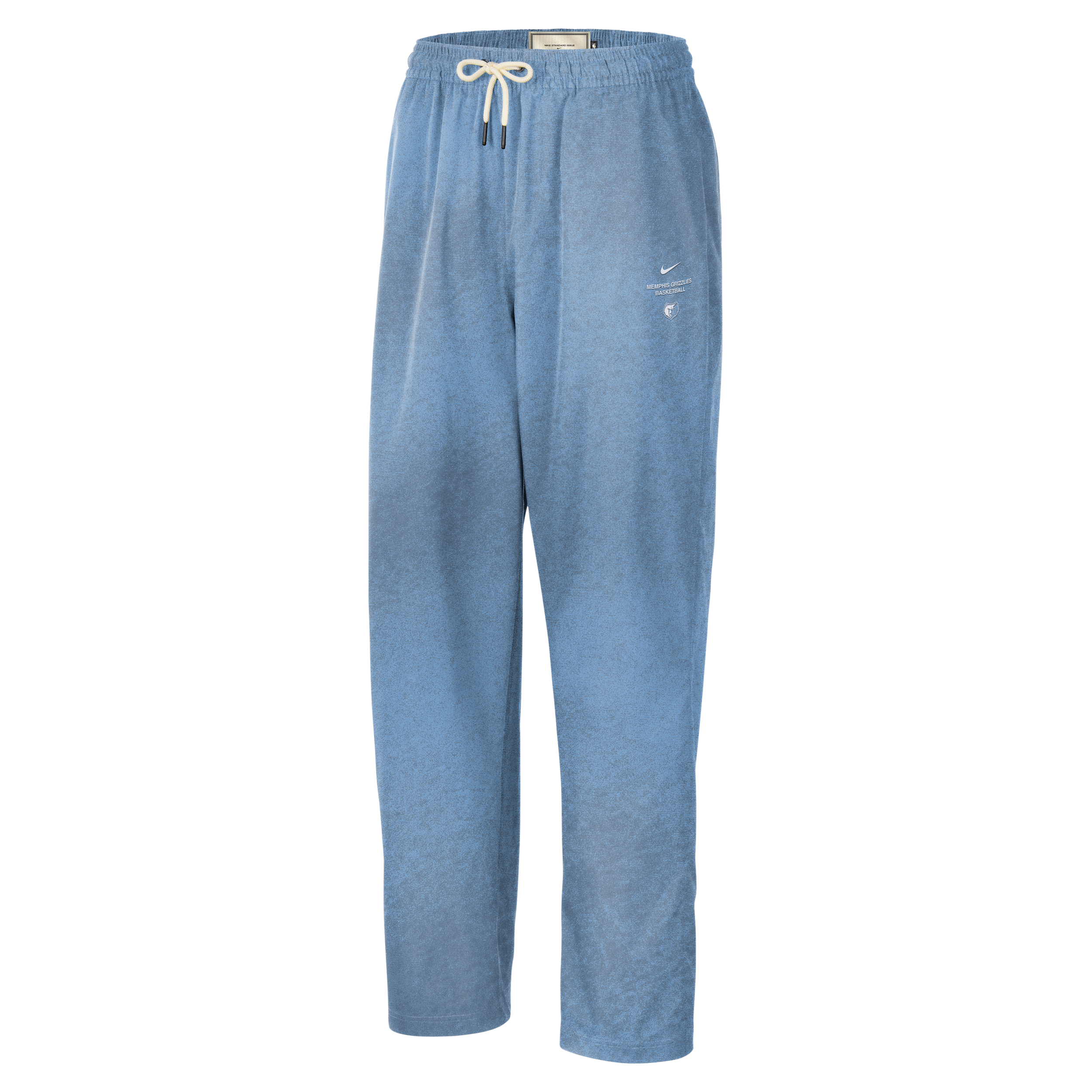 Nike Men's Light Blue, Navy Memphis Grizzlies 2026 Game Theather Loud On Court Anthem Pants - Light Blue, Navy