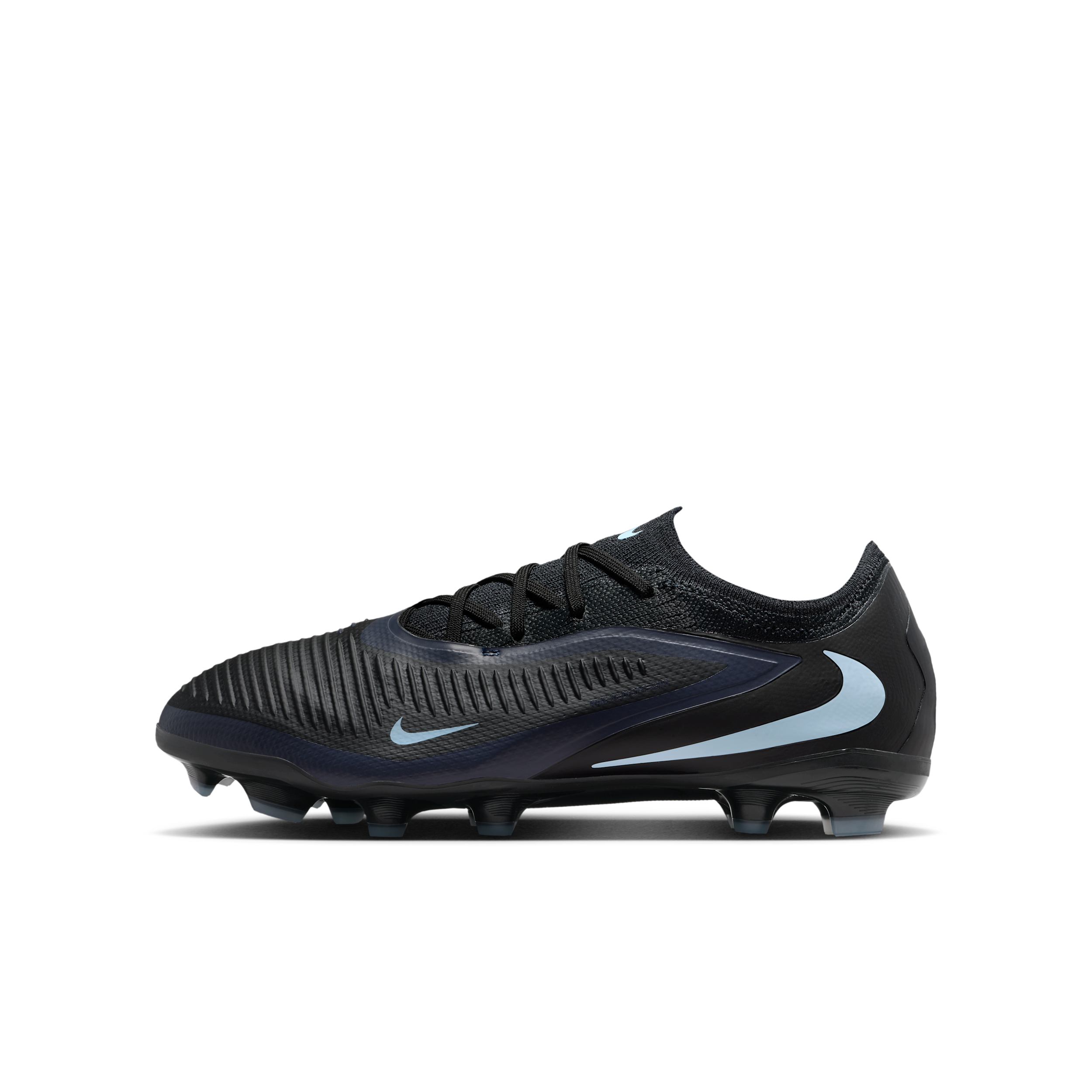 Nike Jr. Phantom 6 Low Pro Big Kids' Multi-Ground Soccer Cleats in Black | HM9204-003
