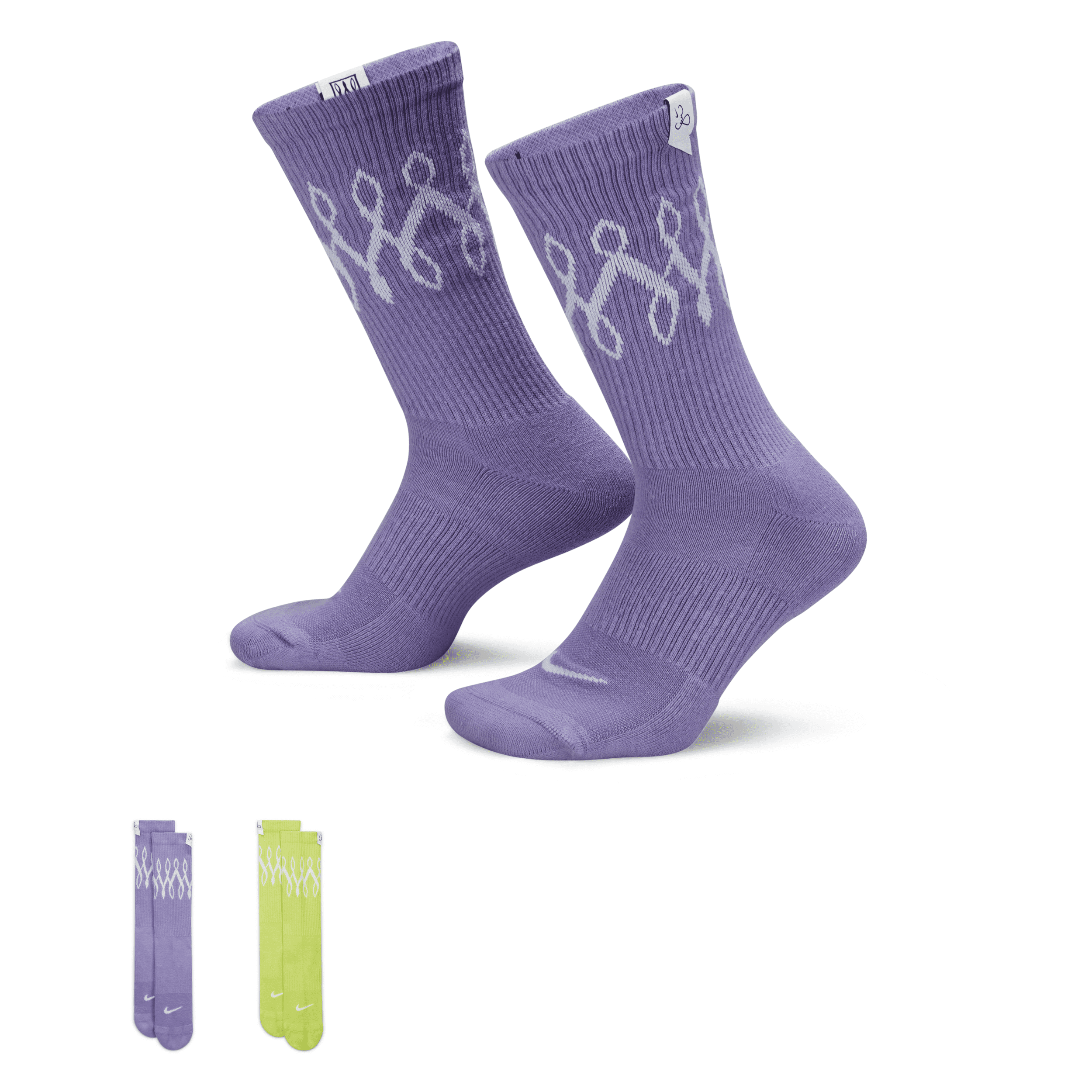 kd purple socks