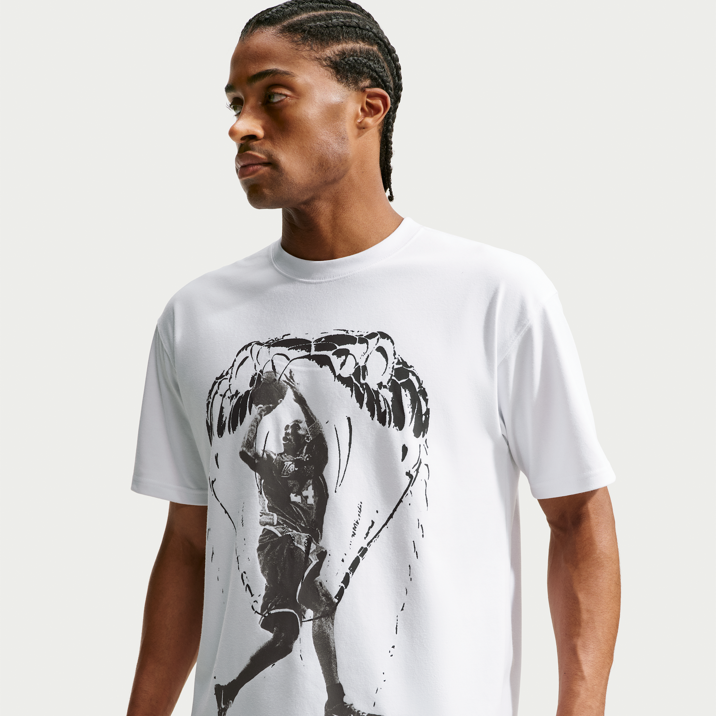 Kobe Nike Men's Dri-FIT Basketball T-Shirt in White | IR6989-100