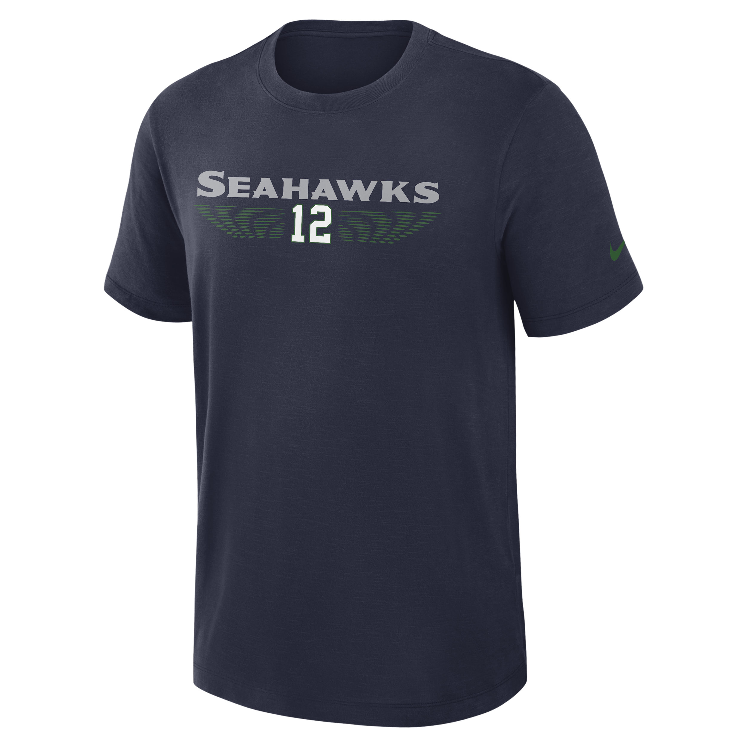 Nike Men's College Navy Seattle Seahawks 2025 Rivalries Collection Slub Dri-fit T-Shirt - College Navy