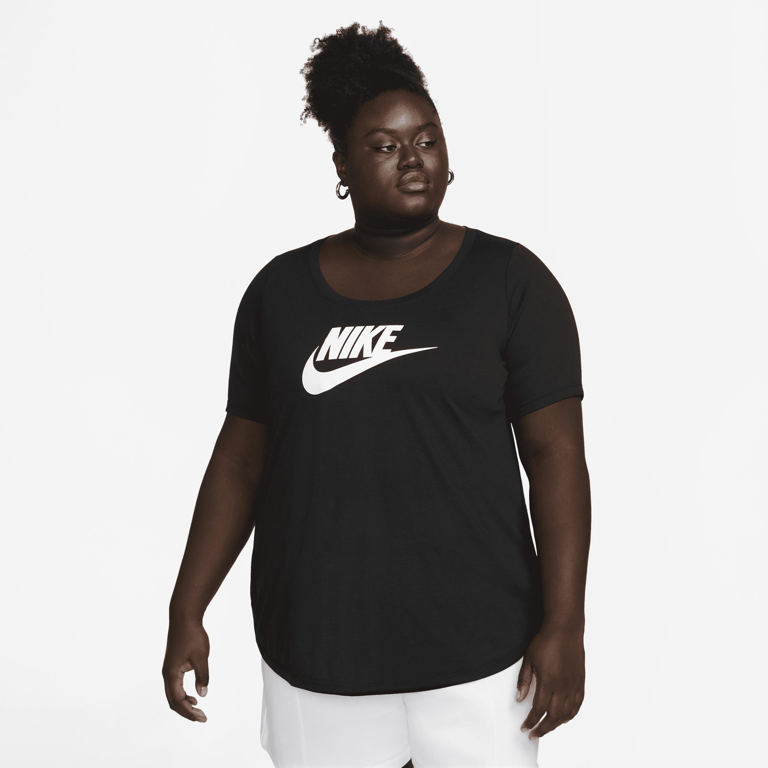 Shop Nike Women's  Sportswear Essential Tunic (plus Size) In Black