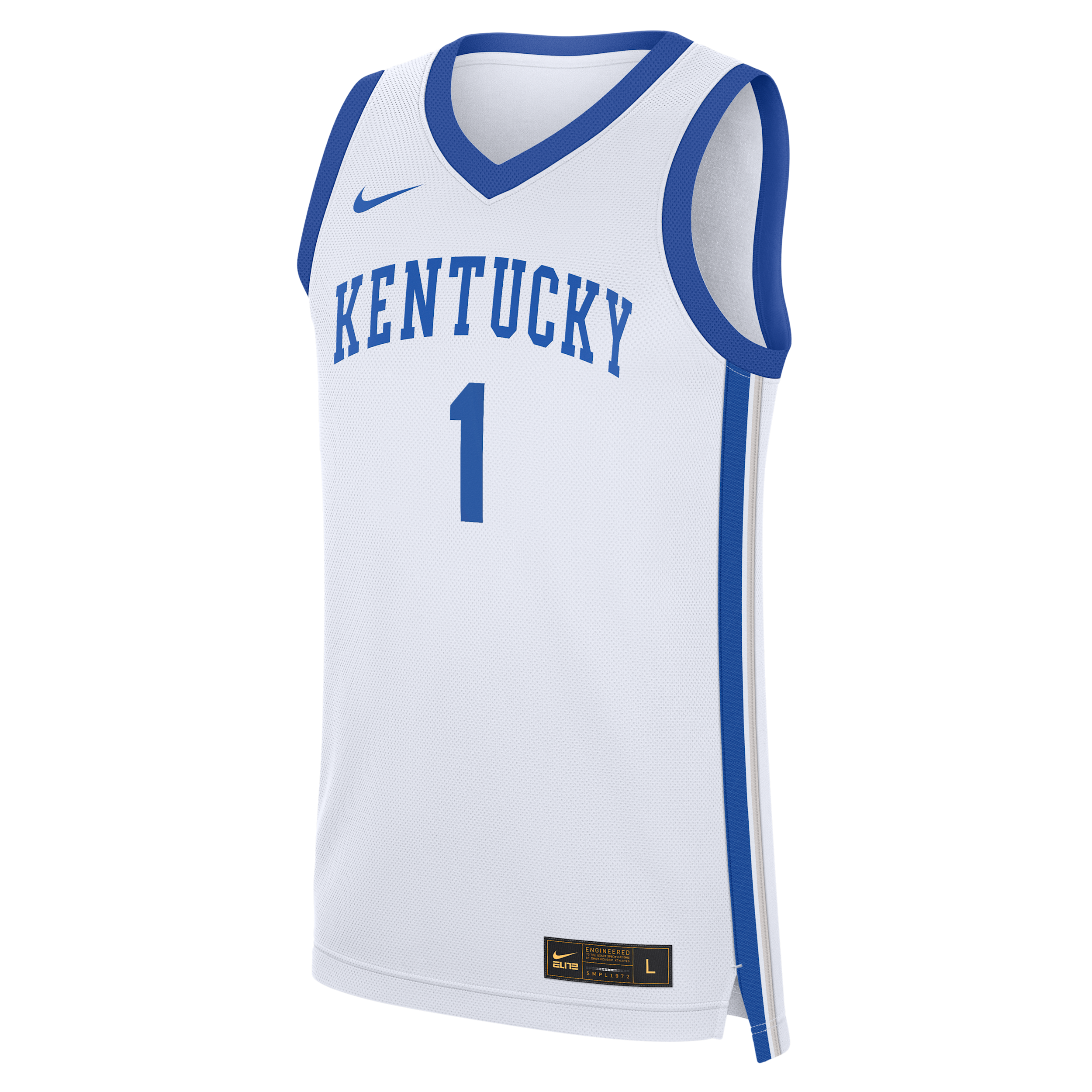 Kentucky Wildcats Replica Nike Men's College Basketball Jersey in White | CLEVGRJNCBJKEN-KE1