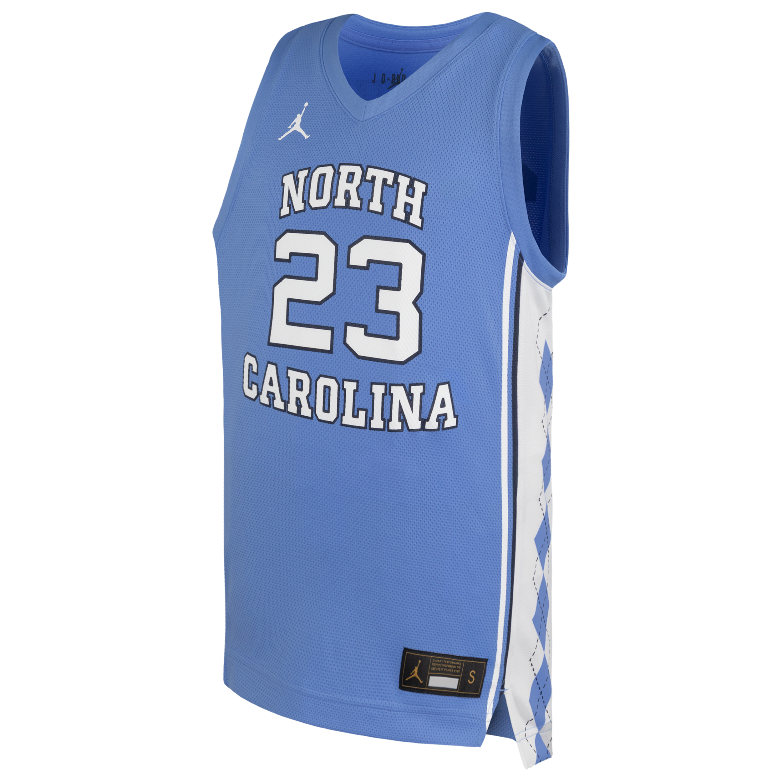 Jordan Youth North Carolina Tar Heels Michael Jordan #23 Light Blue Replica Basketball Jersey, XL