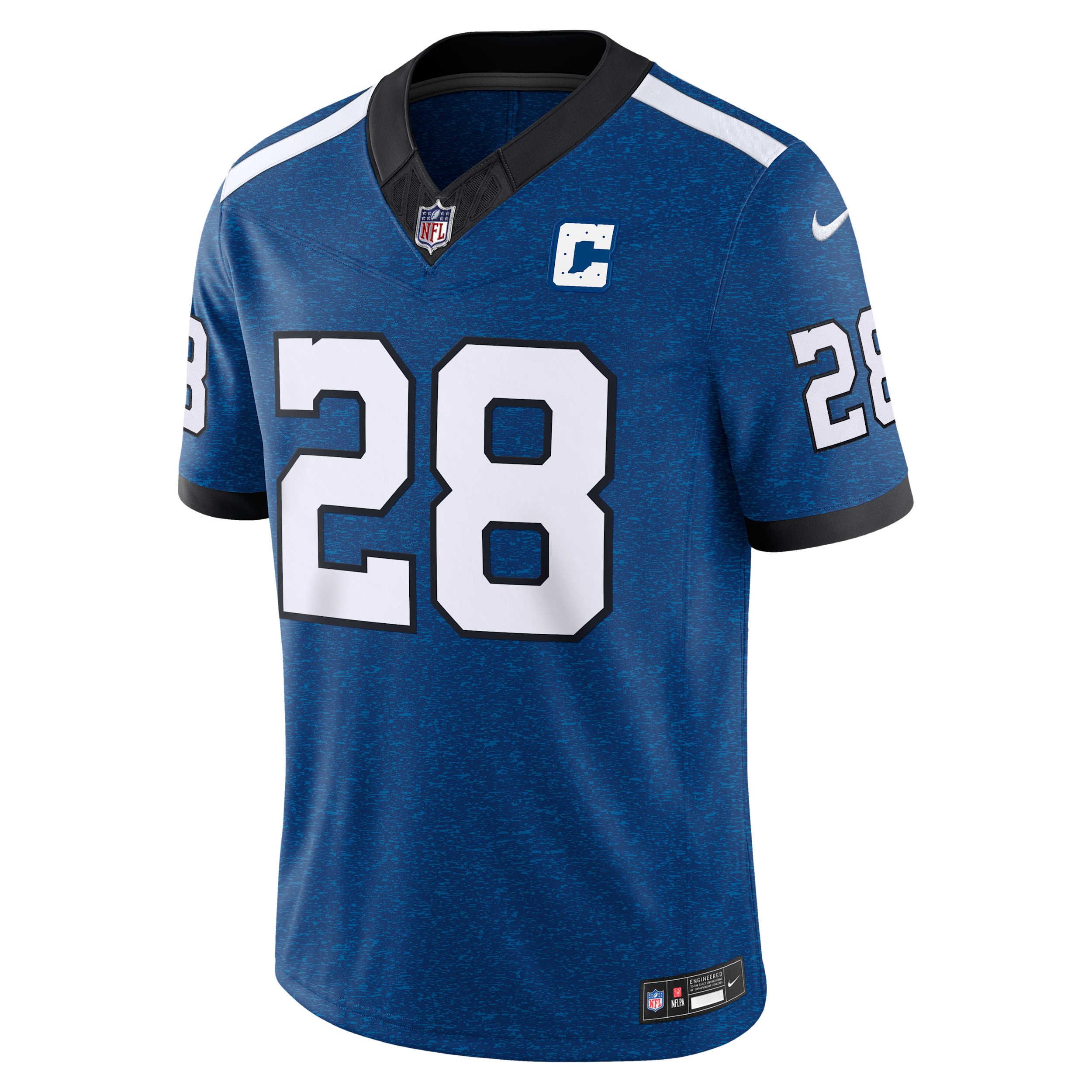 Men's Nike Jonathan Taylor Royal Indianapolis Colts Alternate Indiana Nights Vapor F.U.S.E. Stitched Limited Jersey