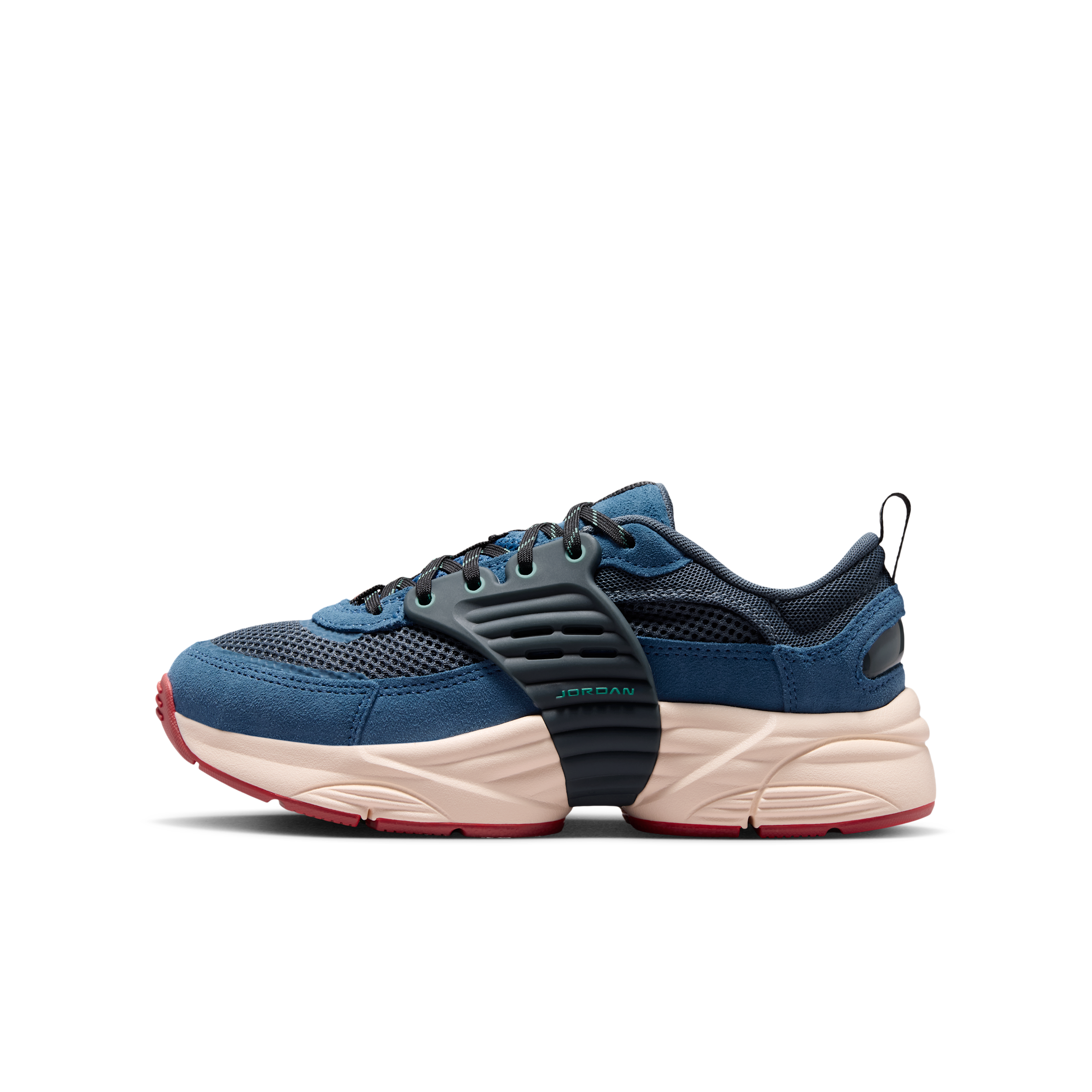 Jordan Kids' Grade School Trunner O/S Shoes, Size 5, Blue/Green/Red/Black