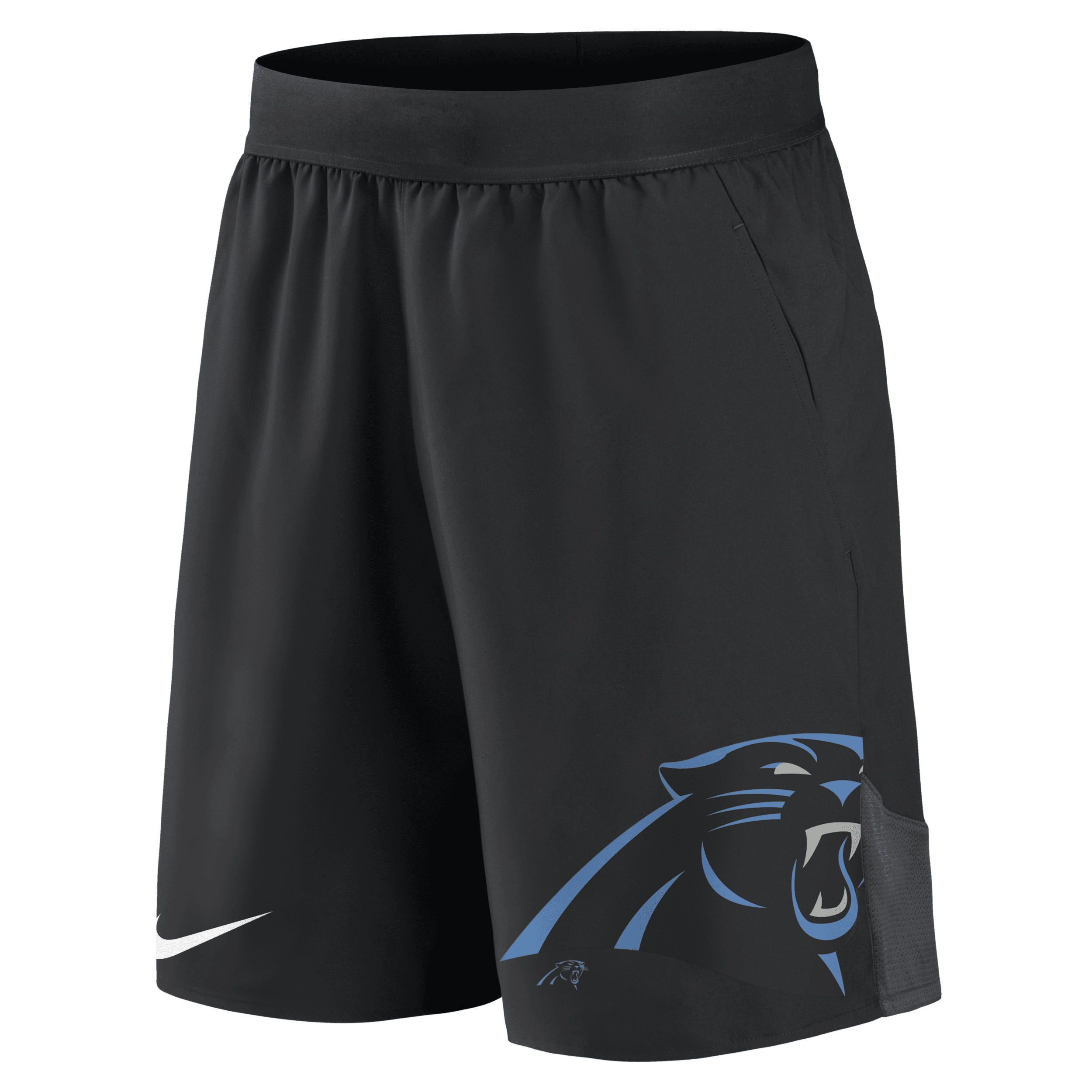 Nike Men's Dri-fit Stretch (nfl Carolina Panthers) Shorts In Black