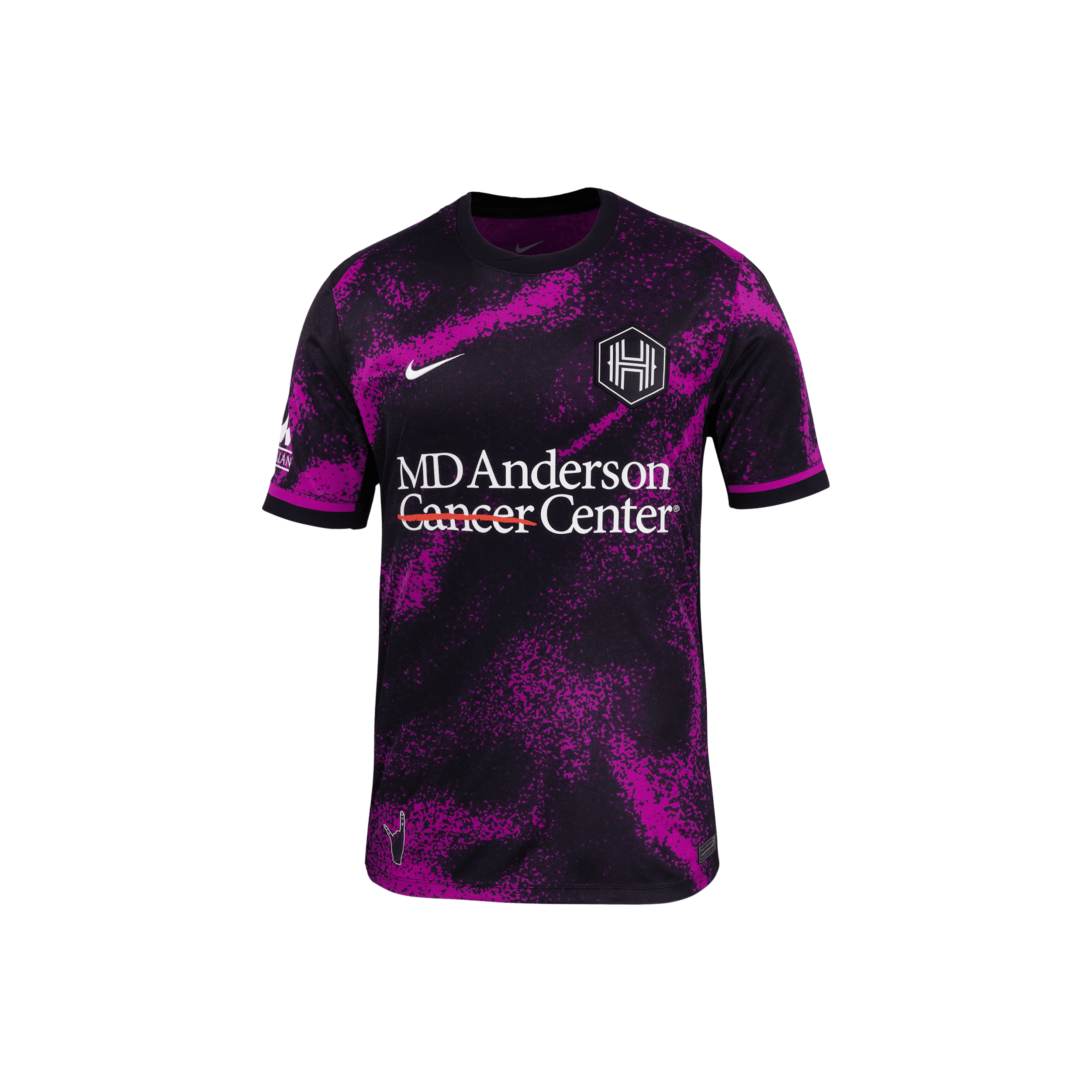 Houston Dash 2025 Stadium Away Nike Men's Dri-FIT NWSL Replica Jersey in Purple | P35556HODS-VGP