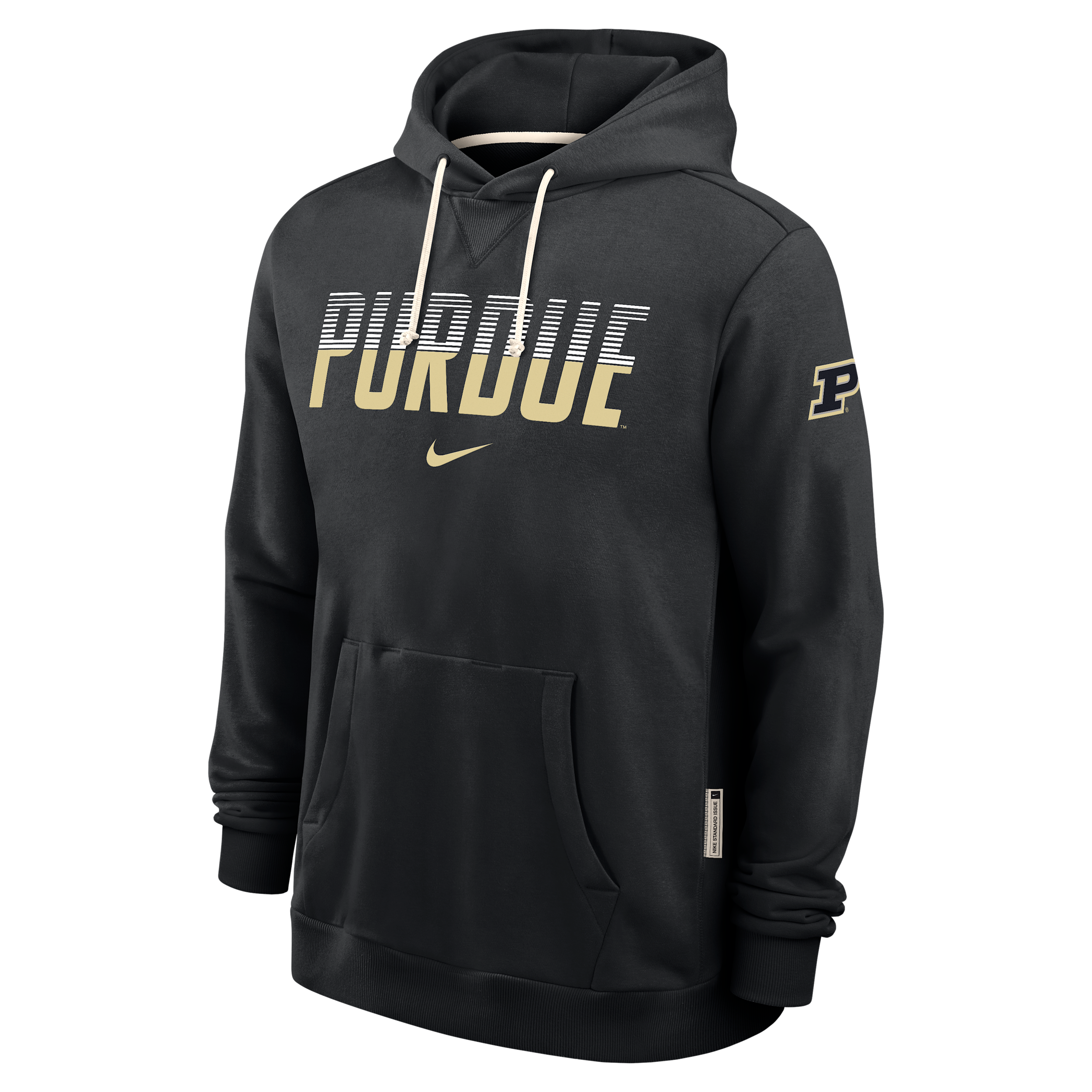 Nike Men's Black Purdue Boilermakers 2026 Sideline Standard Issue Dri-fit Hoodie - Black