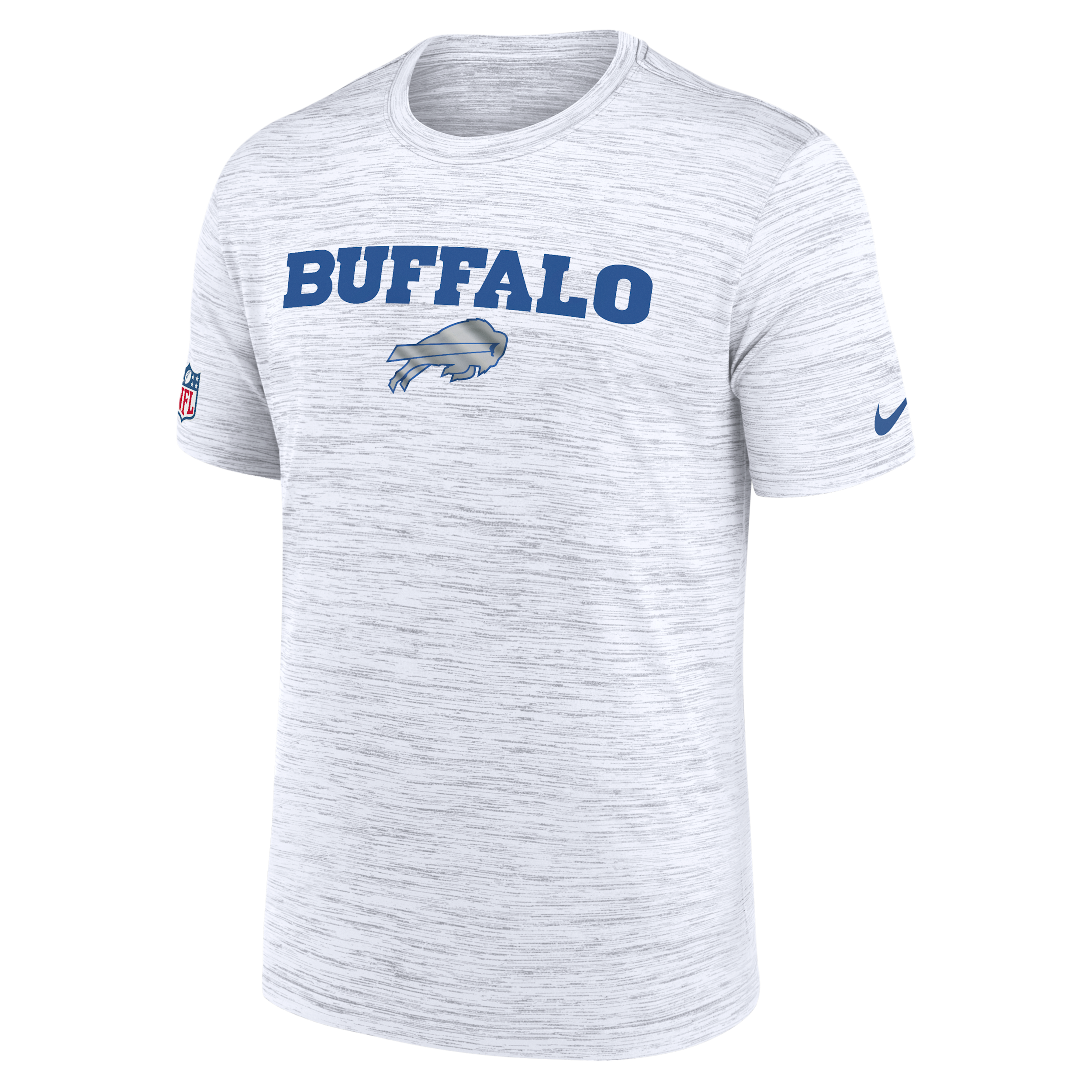 Buffalo Bills Rivalries Collection Sideline Velocity Nike Men's Dri-FIT NFL T-Shirt in White | 02ER10A81-DDB