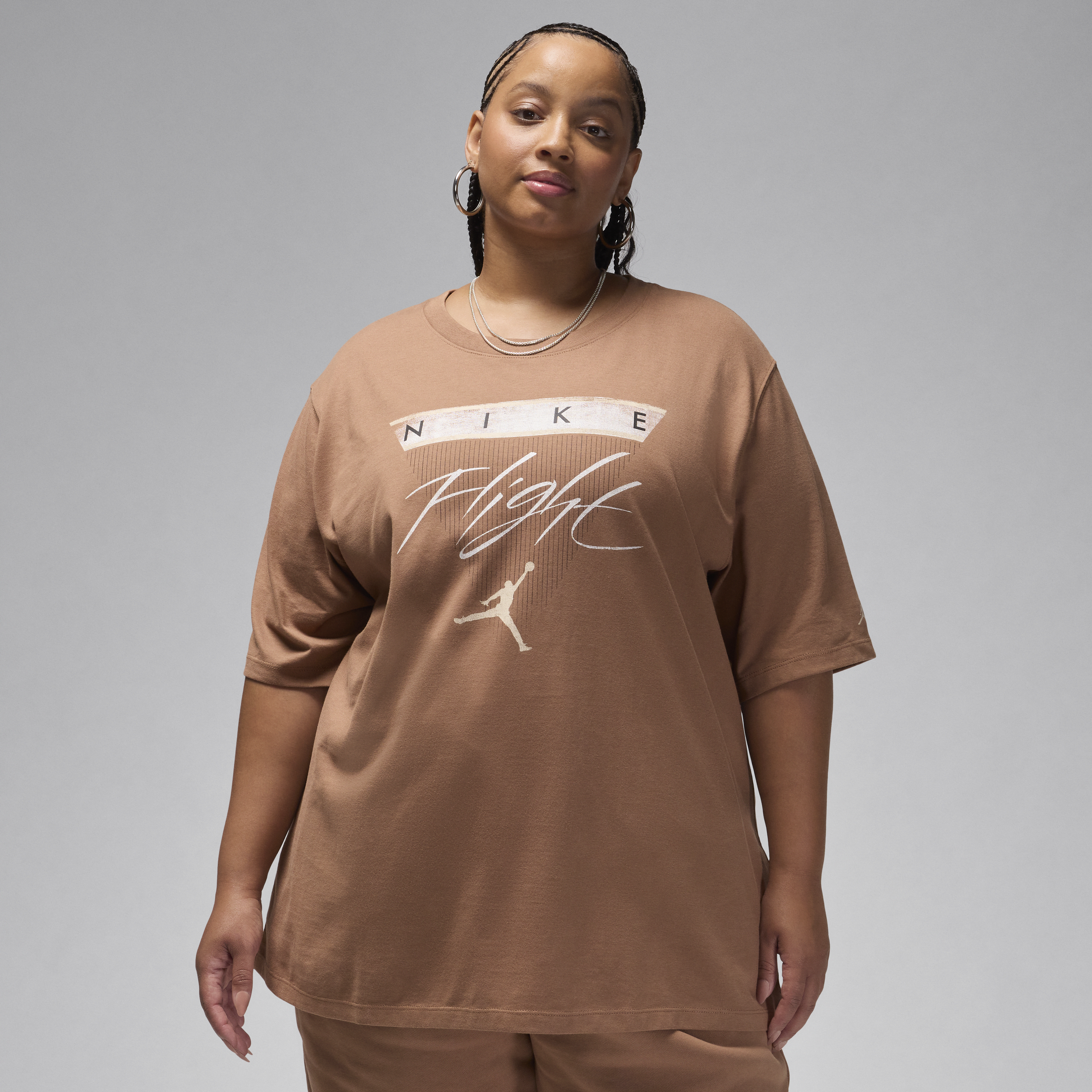 JORDAN WOMEN'S FLIGHT HERITAGE GRAPHIC T-SHIRT (PLUS SIZE) 1015626814