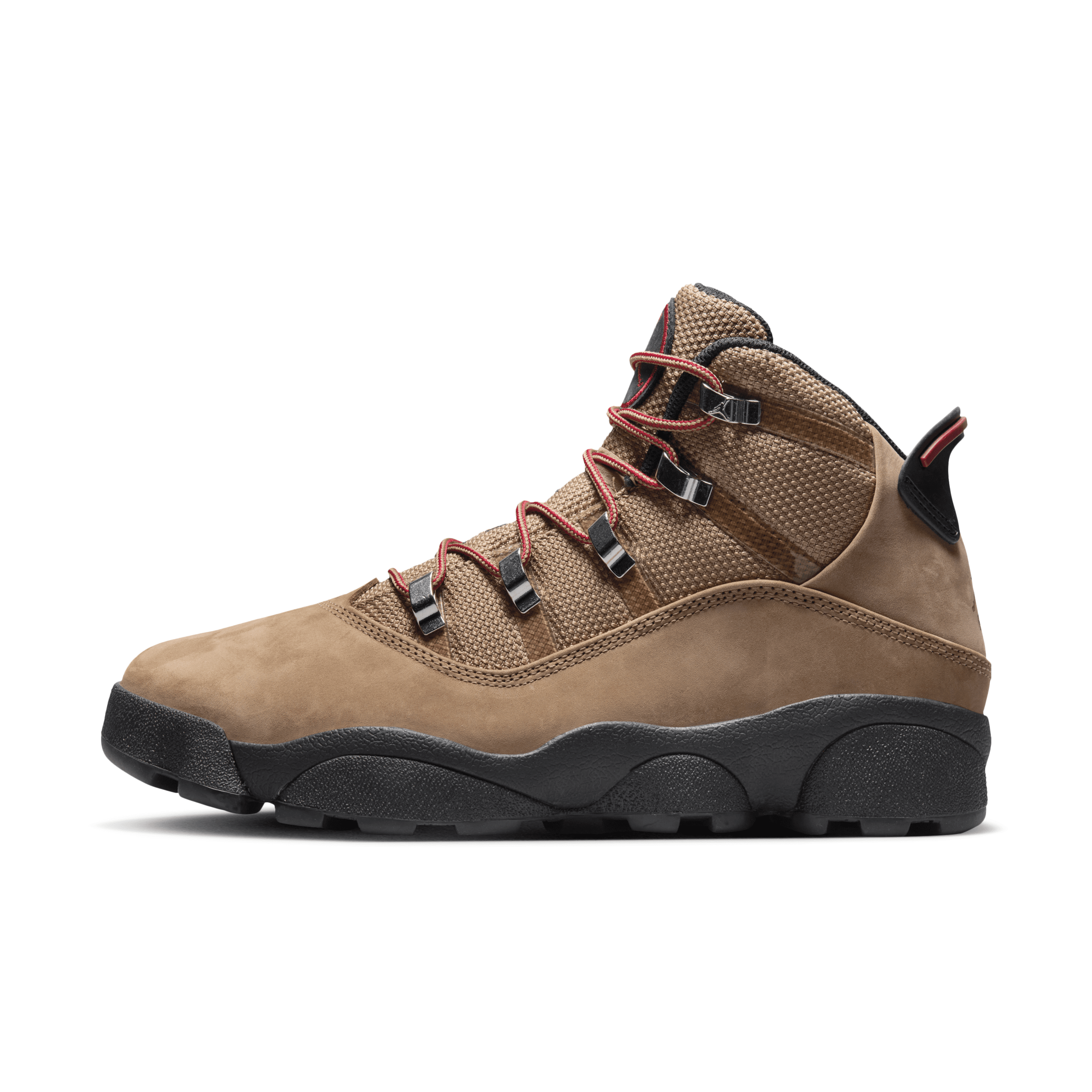 Jordan Mens Winterized 6 Rings - Shoes - Wheat / Black / Red Size 13.0