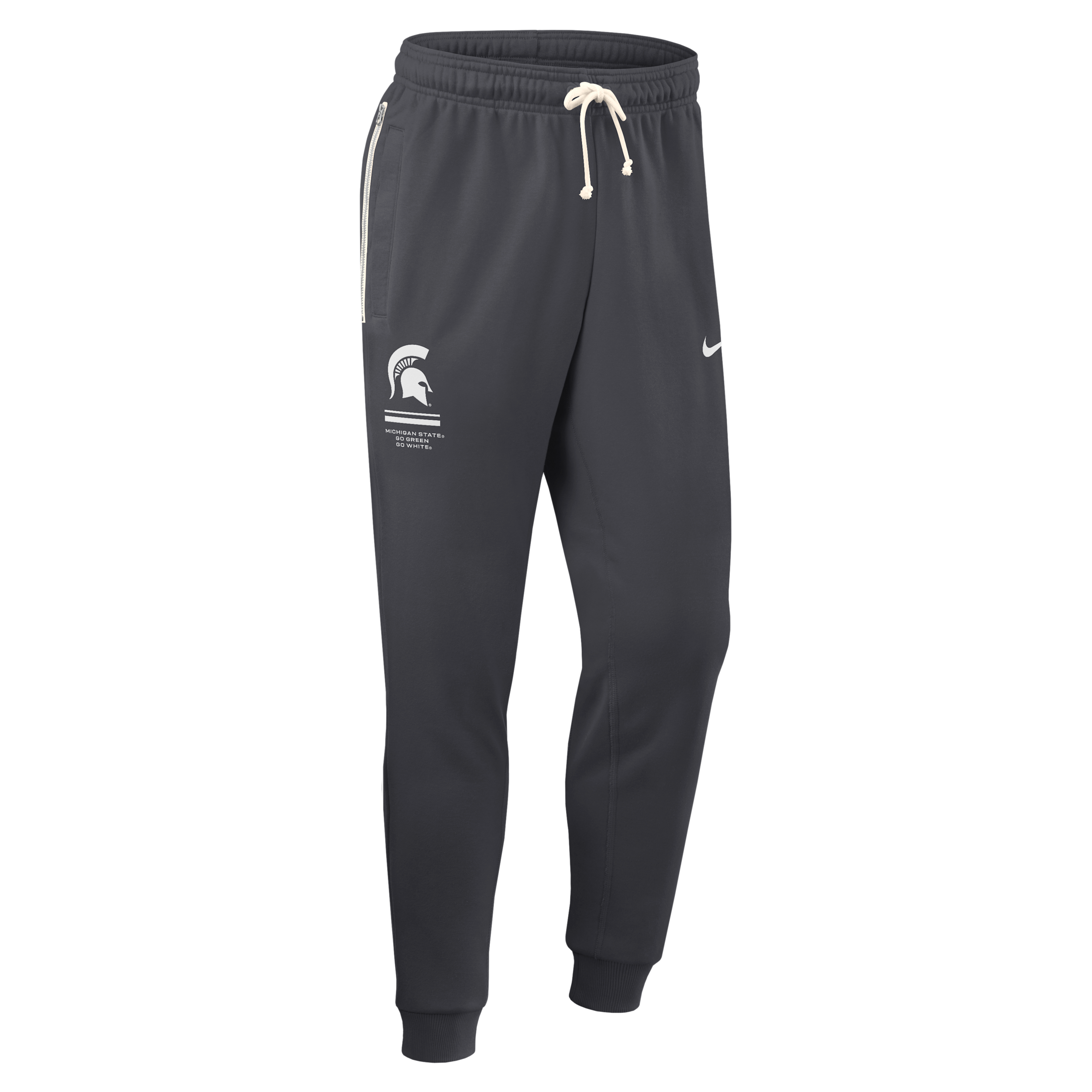 Nike Men's Anthracite Michigan State Spartans 2026 Sideline Standard Issue Dri-fit Taper Pants - Anthracite