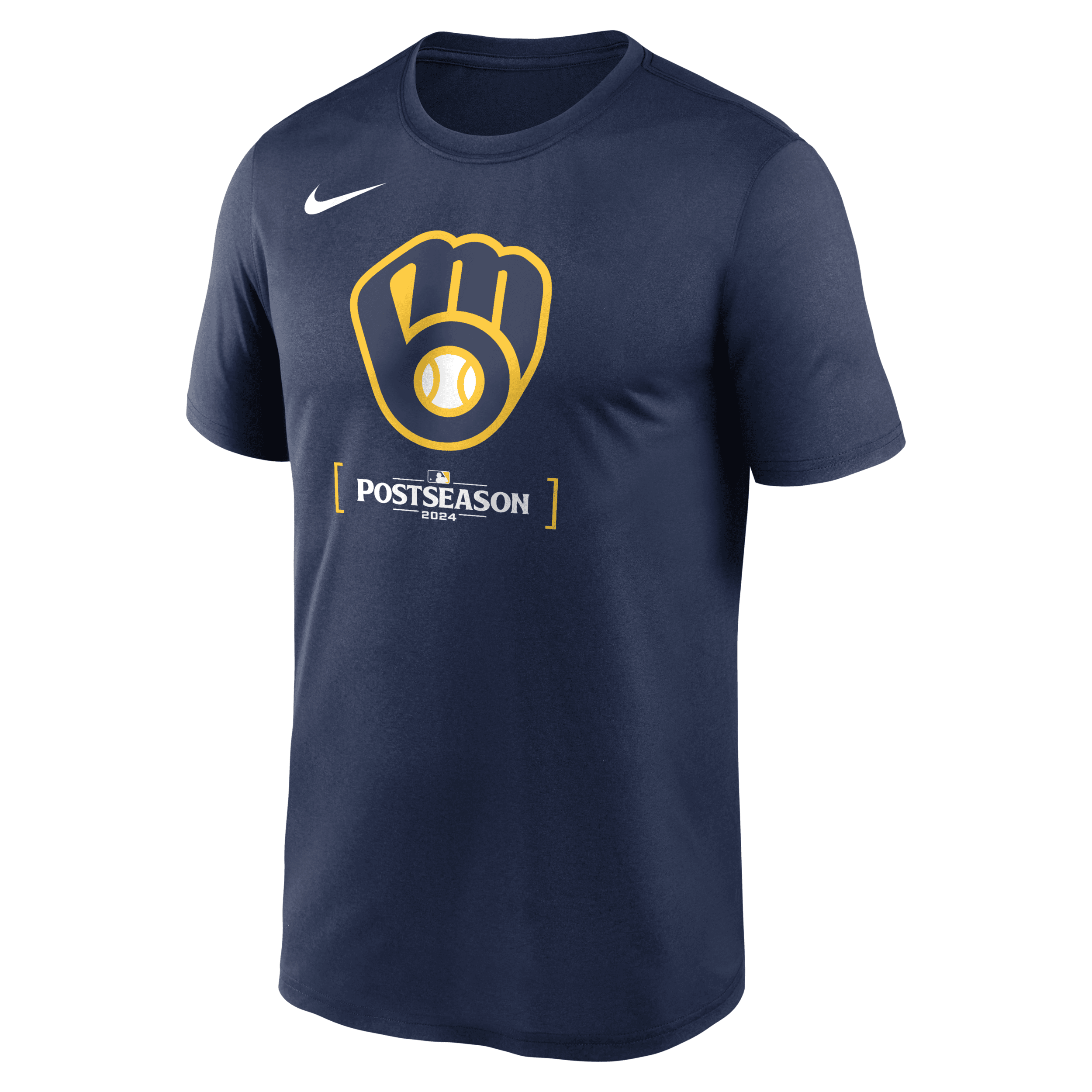 Nike Milwaukee Brewers 2024 Postseason Authentic Collection Legend  Men's Dri-fit Mlb T-shirt In Blue