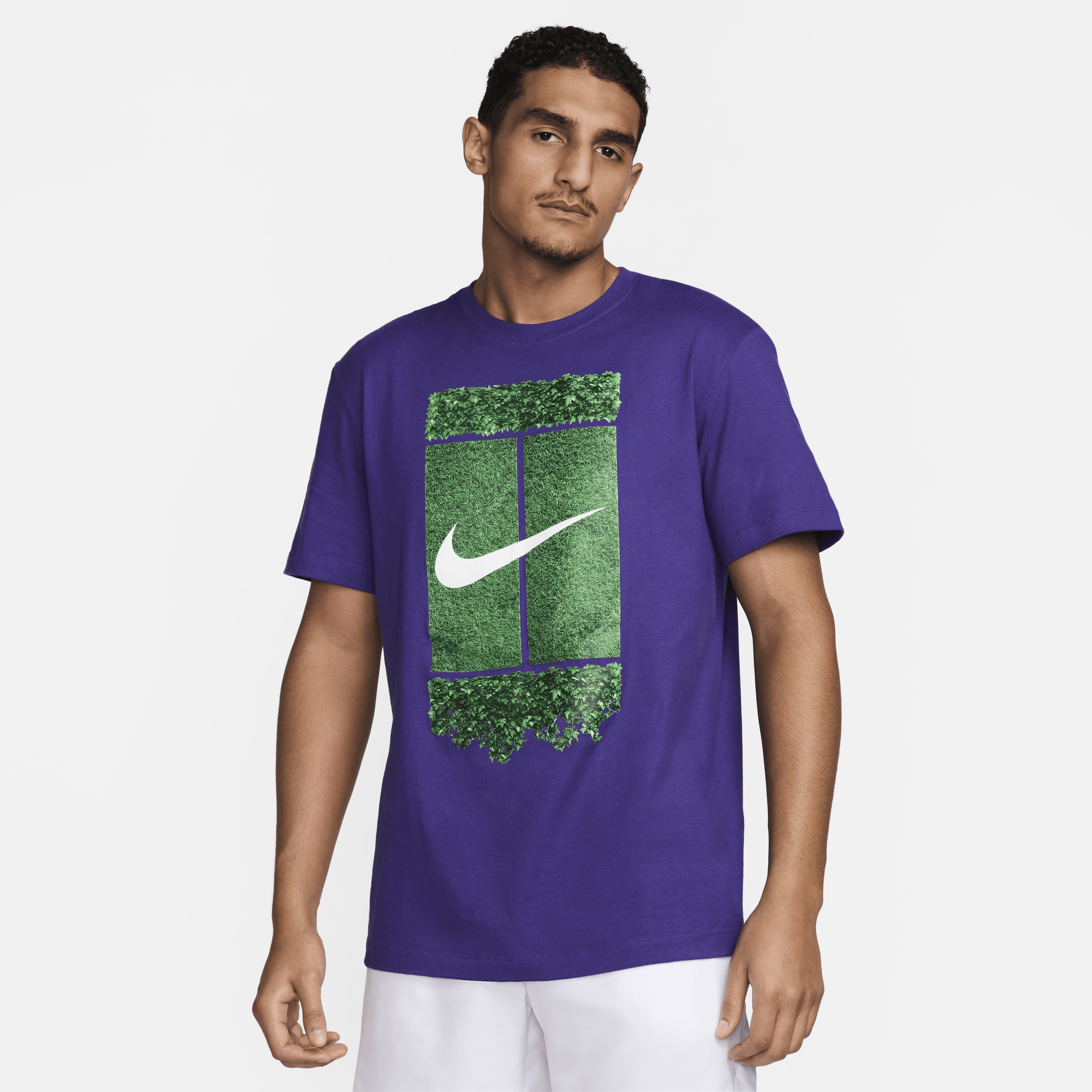 Shop Nike Men's Court Tennis T-shirt In Purple