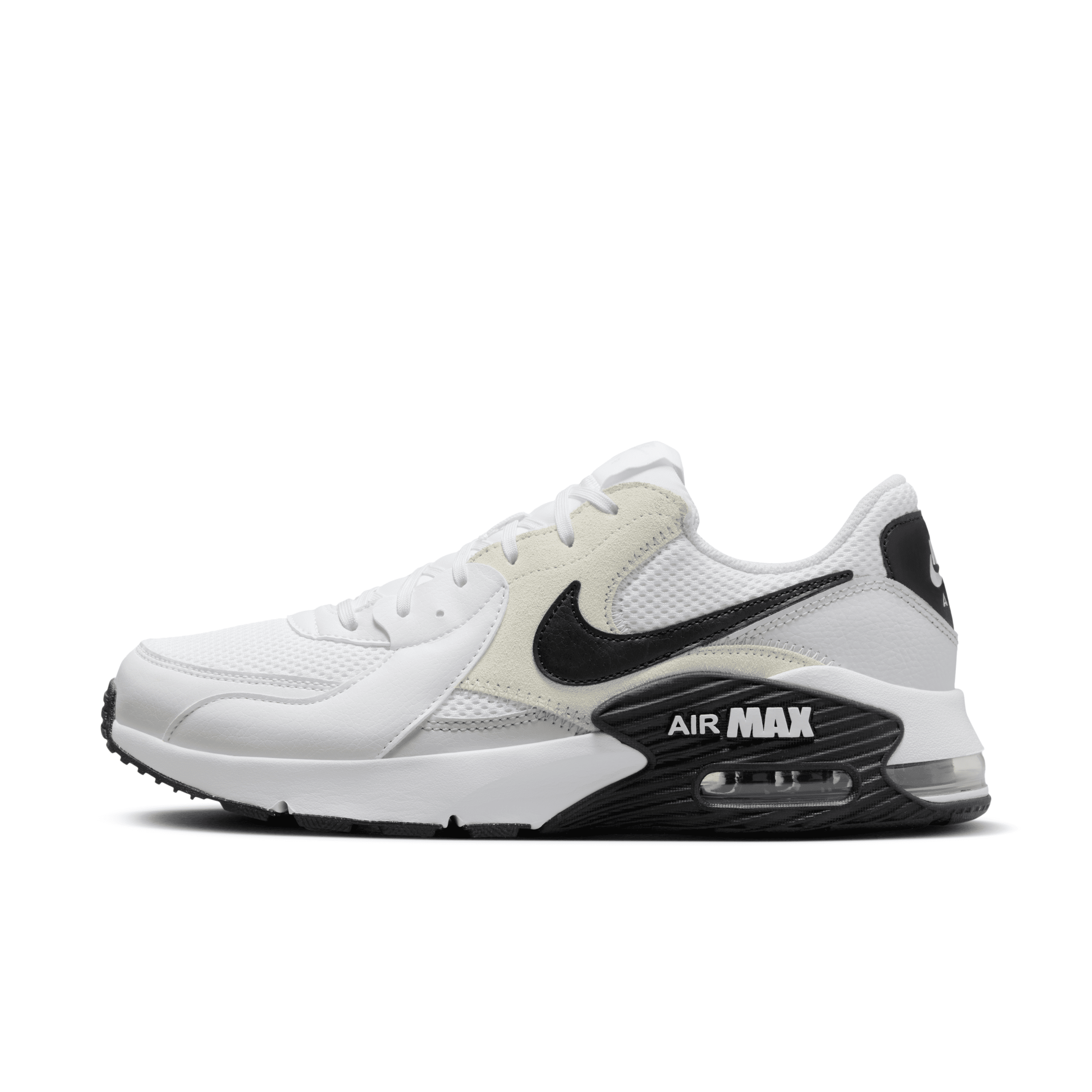 Nike Air Max Excee Sneakers In White And Black