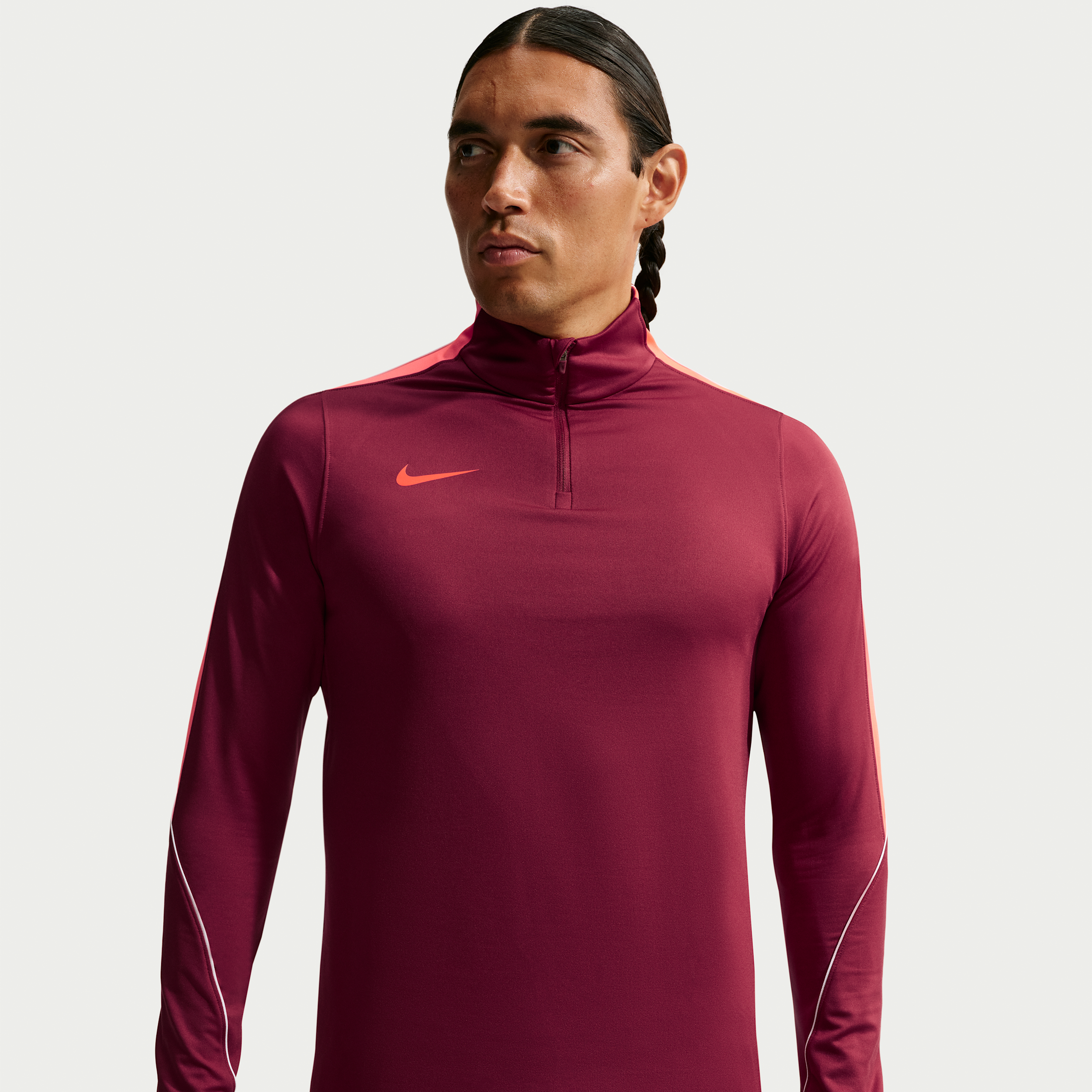 Nike Men's Strike Dri-FIT Soccer Drill Top in Red | IF1455-677
