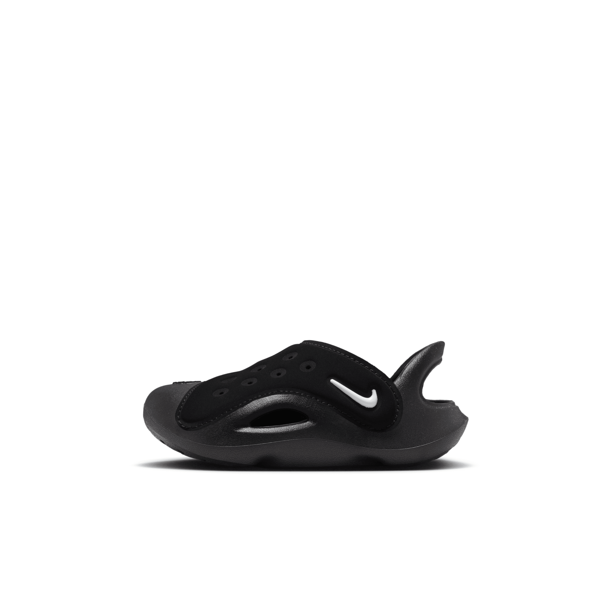 Shop Nike Aqua Swoosh Baby/toddler Sandals In Black