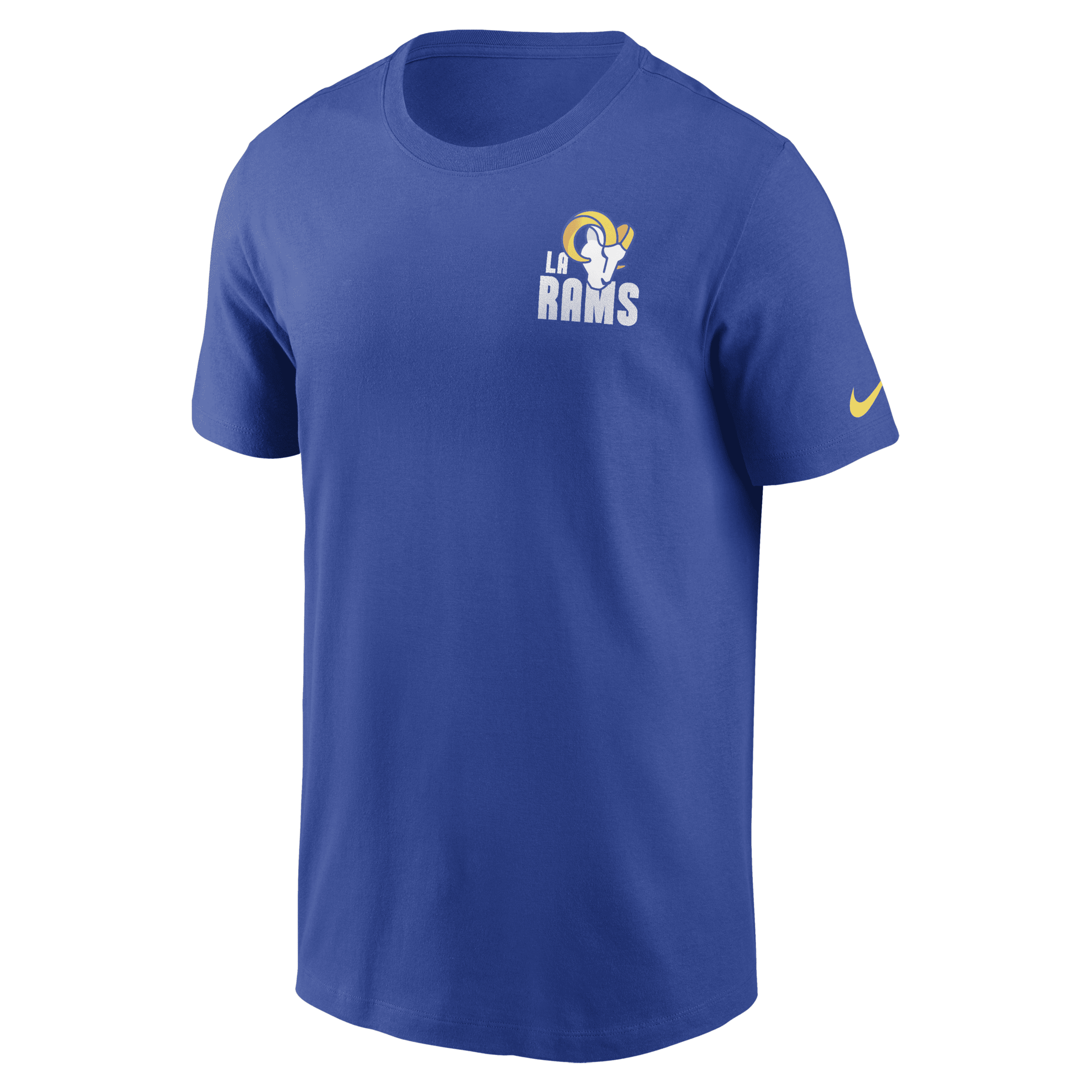 Nike Los Angeles Rams Blitz Team Essential  Men's Nfl T-shirt In Blue