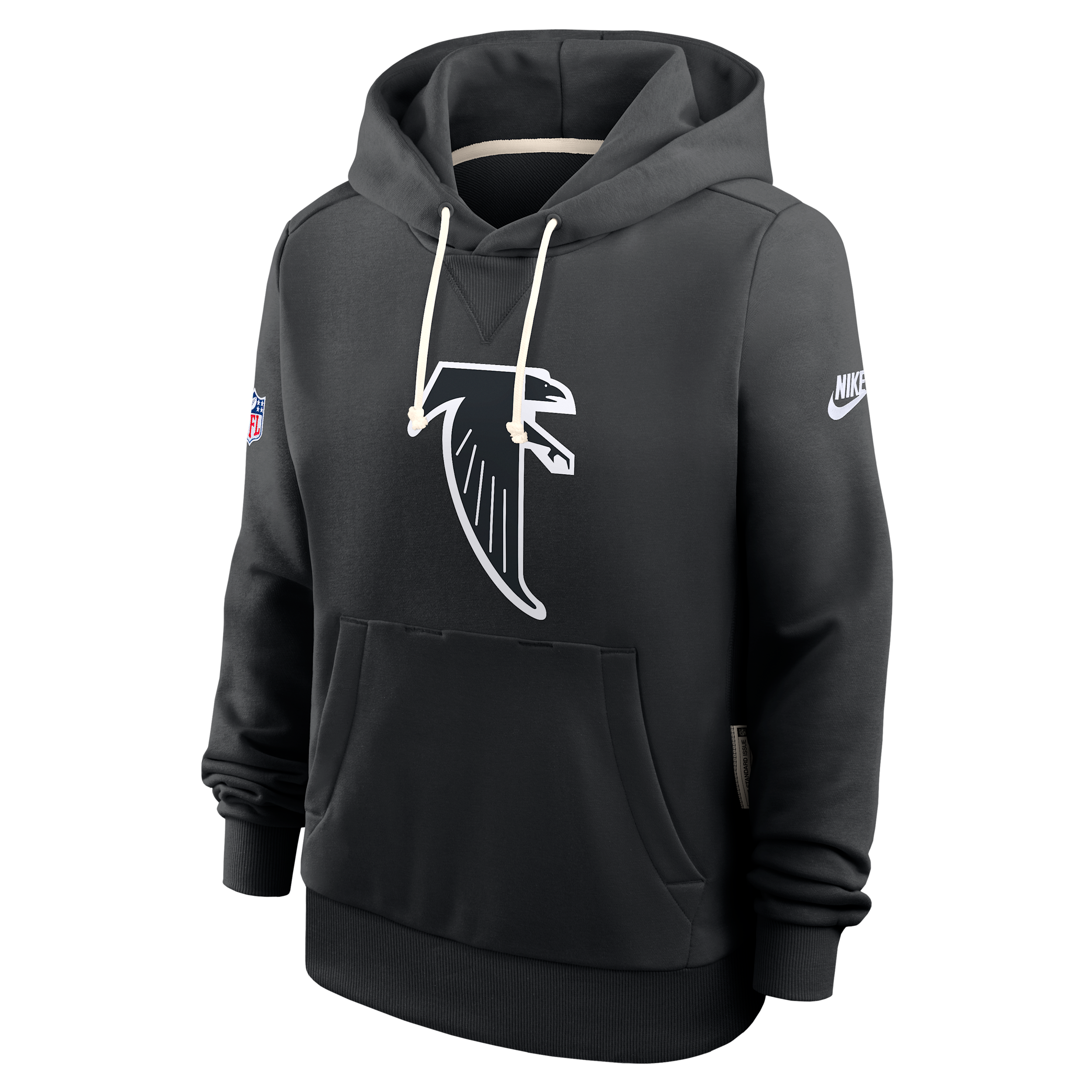 Nike Atlanta Falcons Alt Pack Women's Dri-fit Nfl Pullover Hoodie In Black