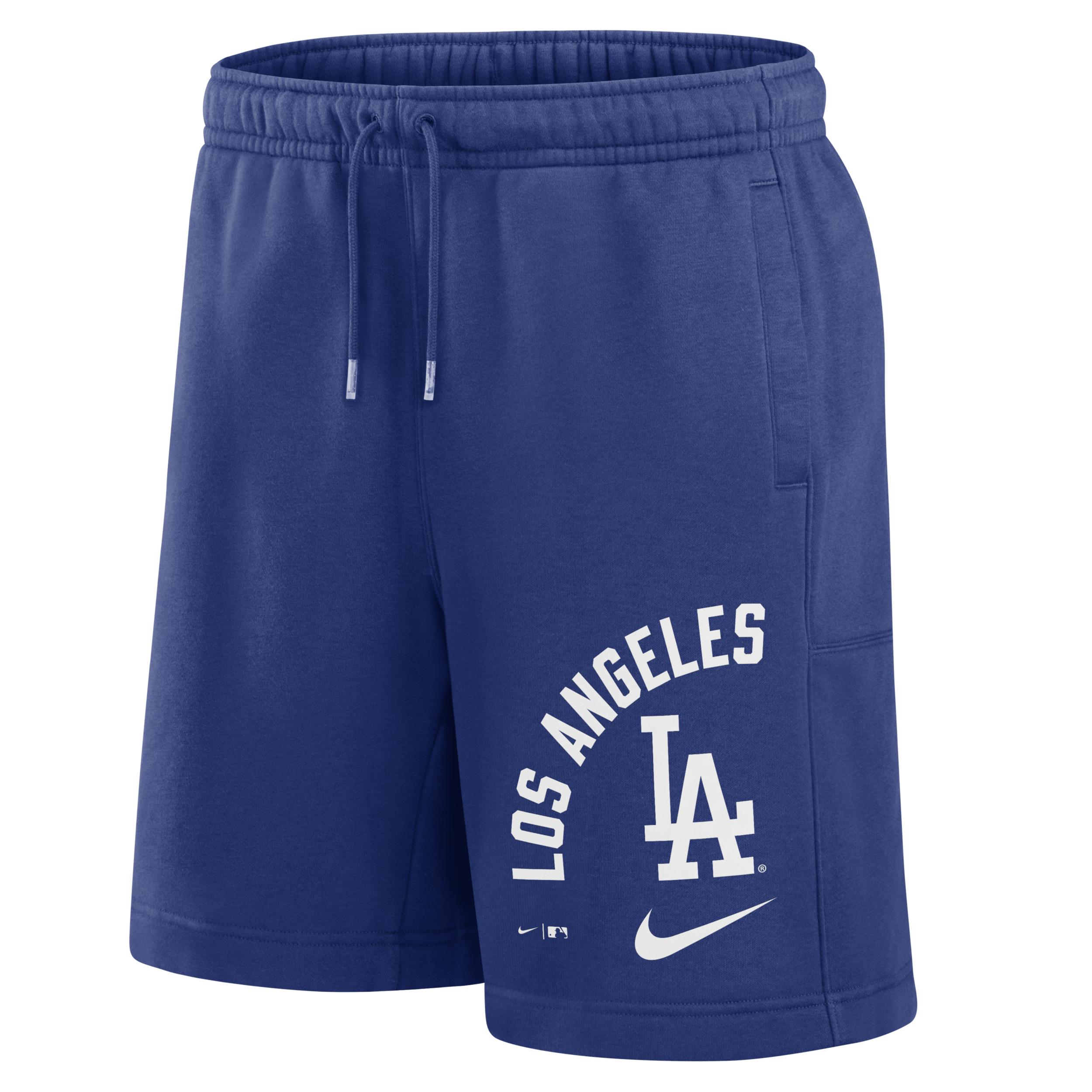 Shop Nike Los Angeles Dodgers Arched Kicker  Men's Mlb Shorts In Blue