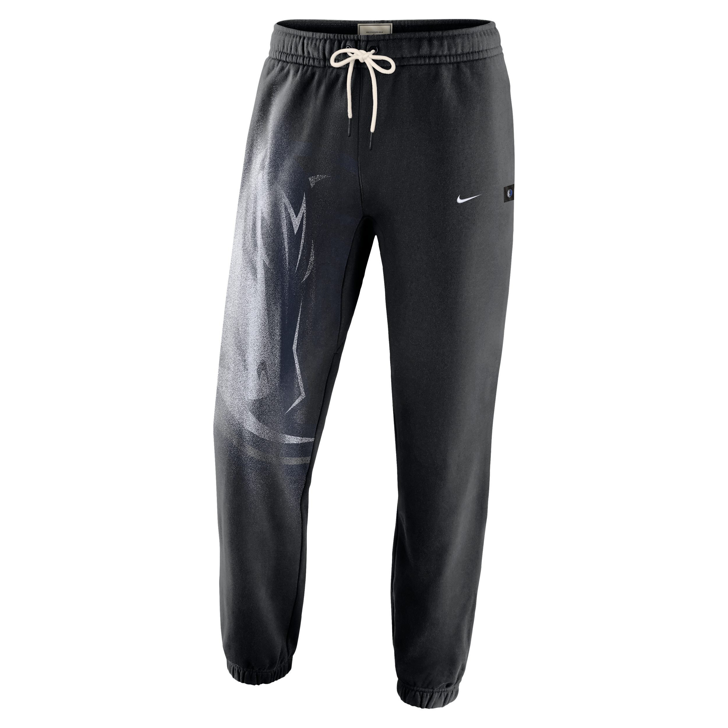 Nike Adult Dallas Mavericks Worn With Obsession Standard Issue Therma-FIT Icon Pants, Men's, Small, Black