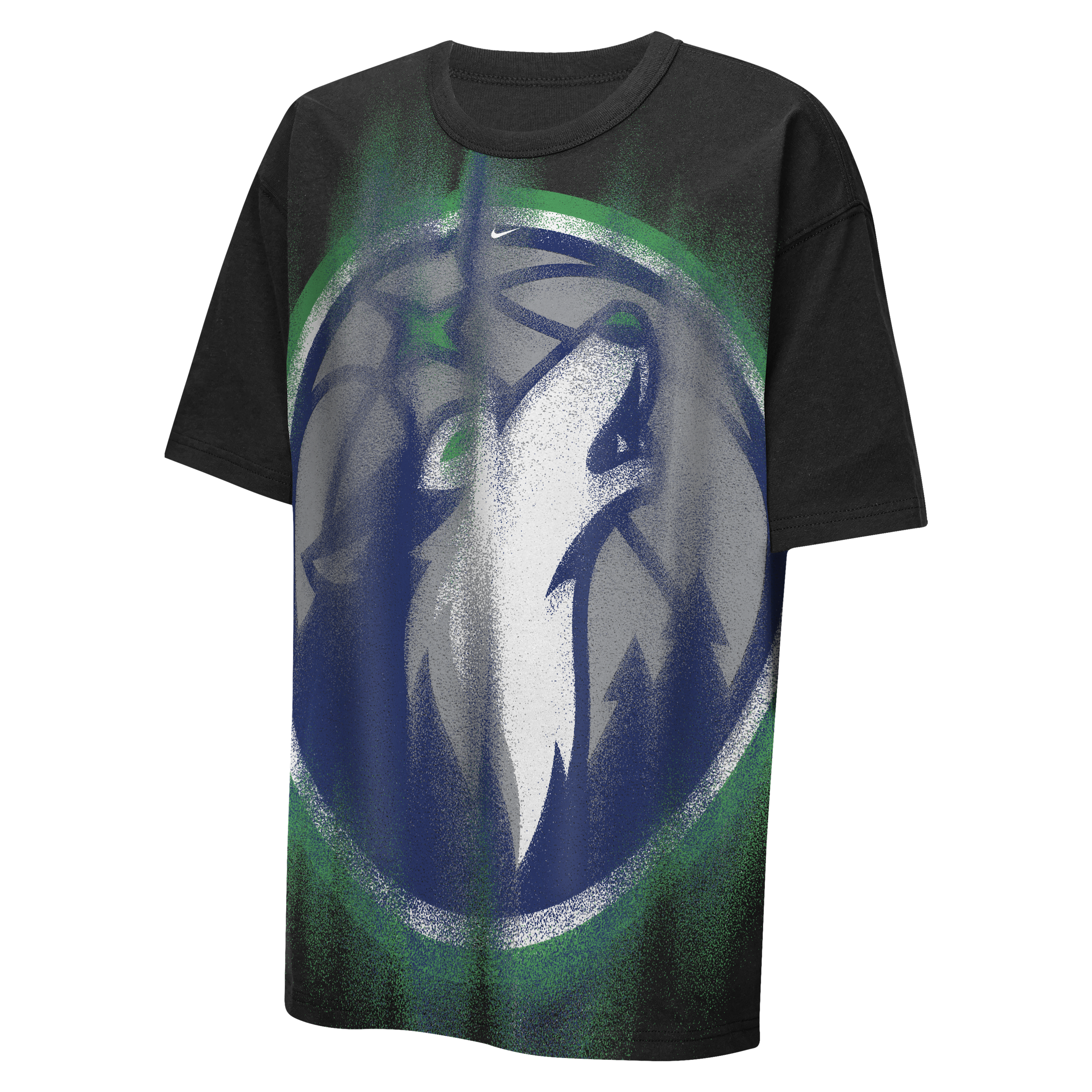 Nike Youth Minnesota Timberwolves Worn With Obsession Standard Issue Icon T-Shirt, Small, Black