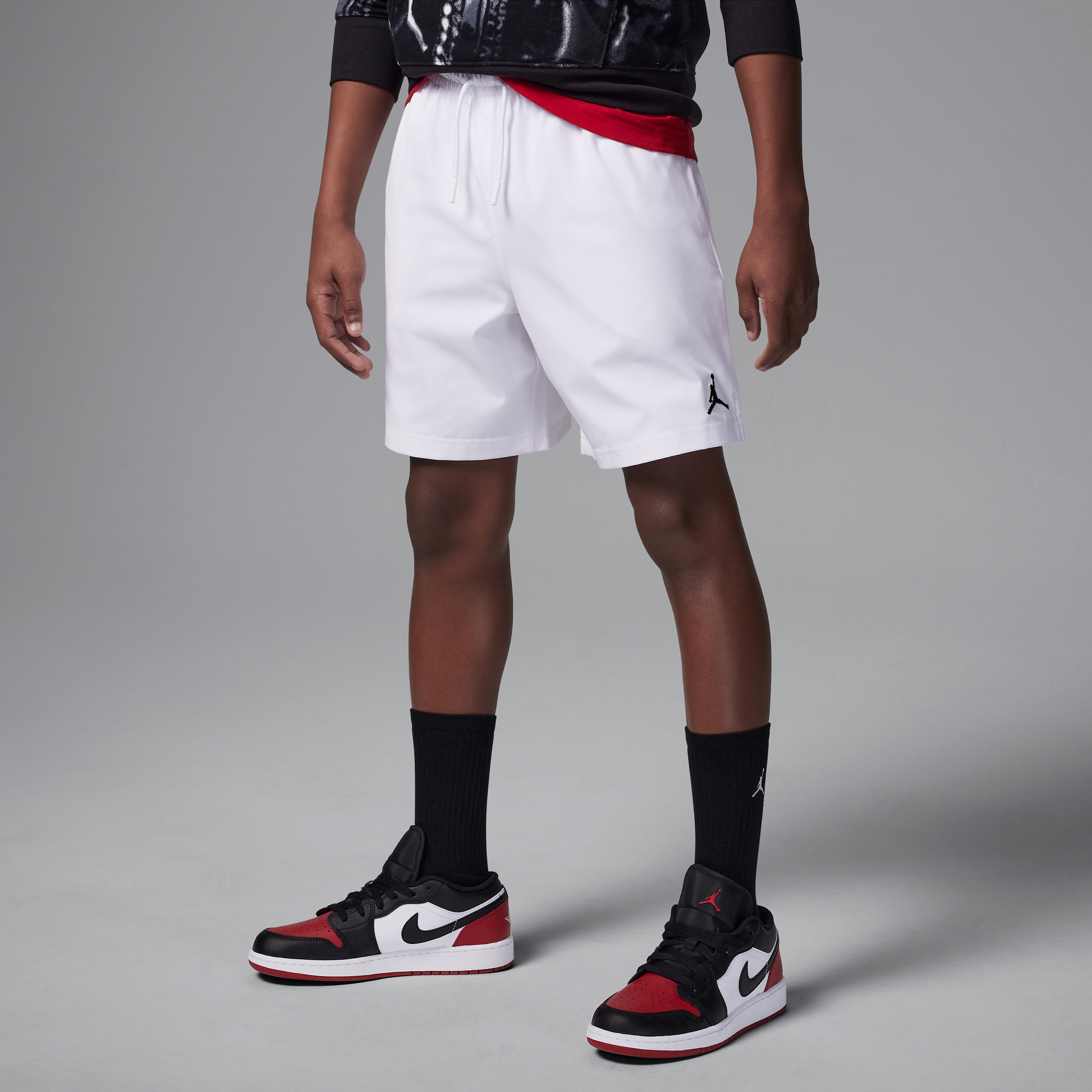 JORDAN BIG KIDS' JUMPMAN WOVEN PLAY SHORTS