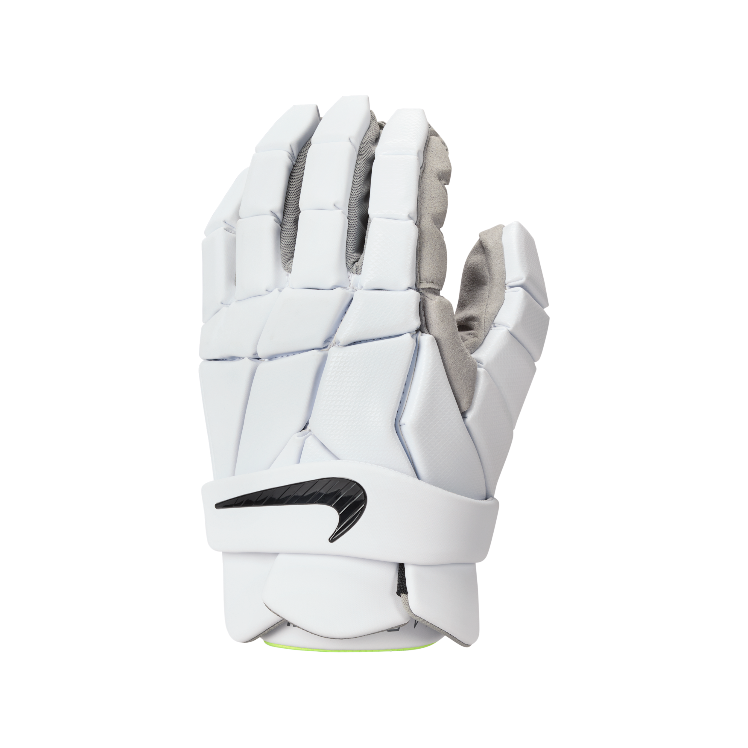 Nike Men's Vapor Select 2.0 Lacrosse Gloves in White | GEVS6F-100