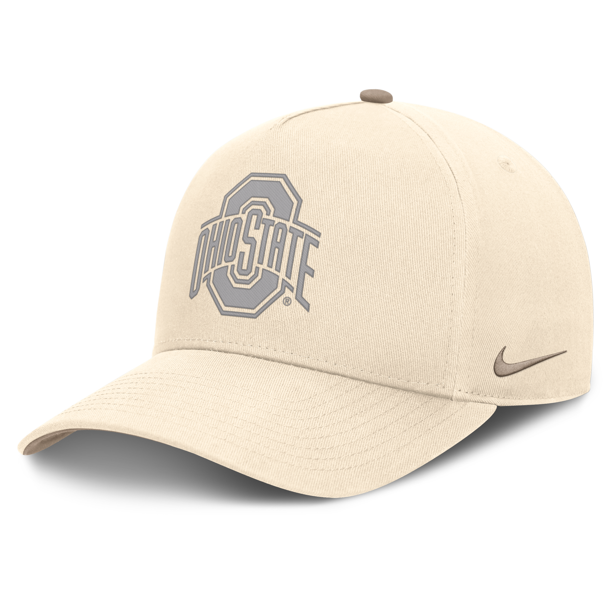 Ohio State Rise Nike Men's Dri-FIT College A-Frame Adjustable Hat in Brown | NC2B0DTUOH-M4T