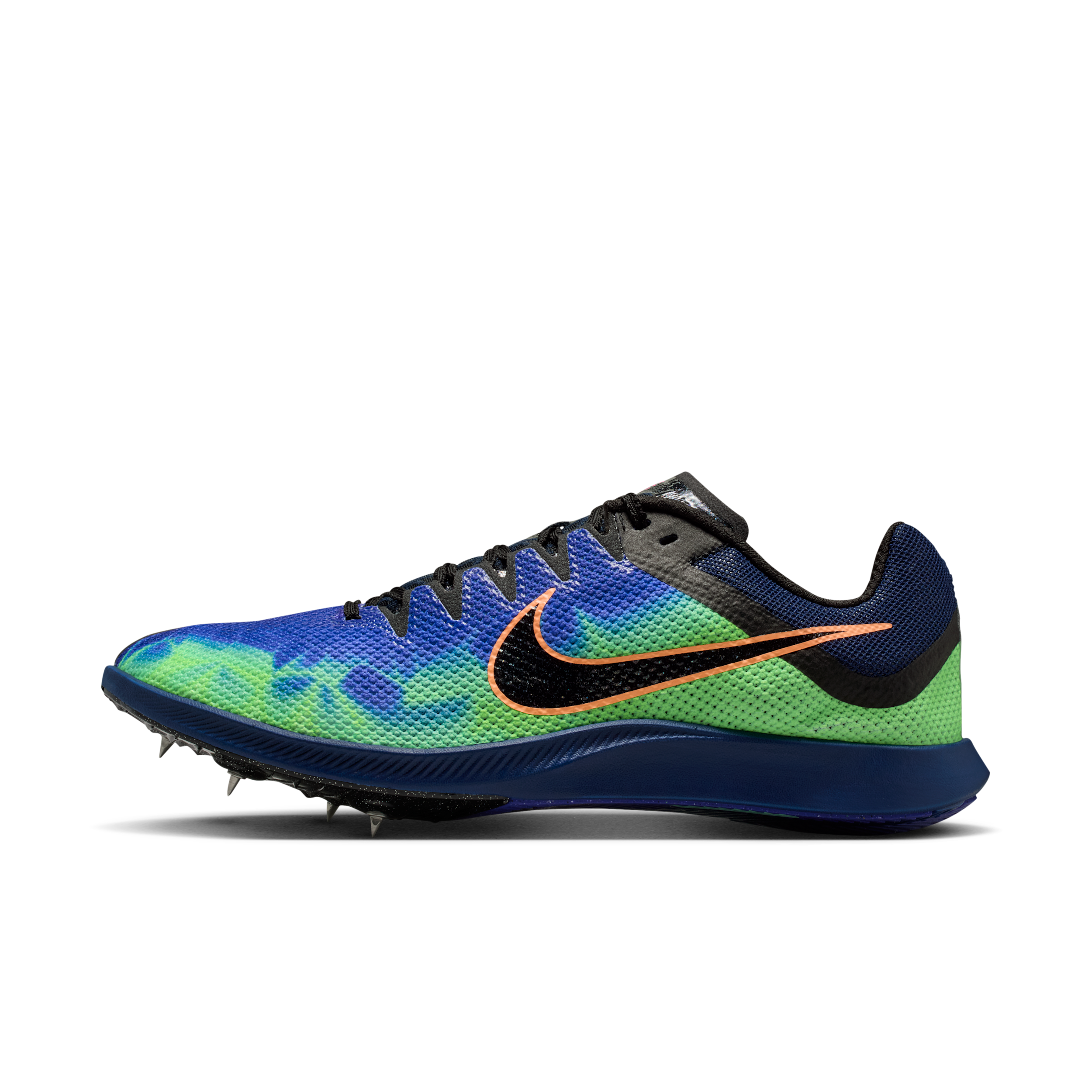 Nike Men's Zoom Rival Distance Glam Track & Field Distance Spikes in Blue | IM9126-400