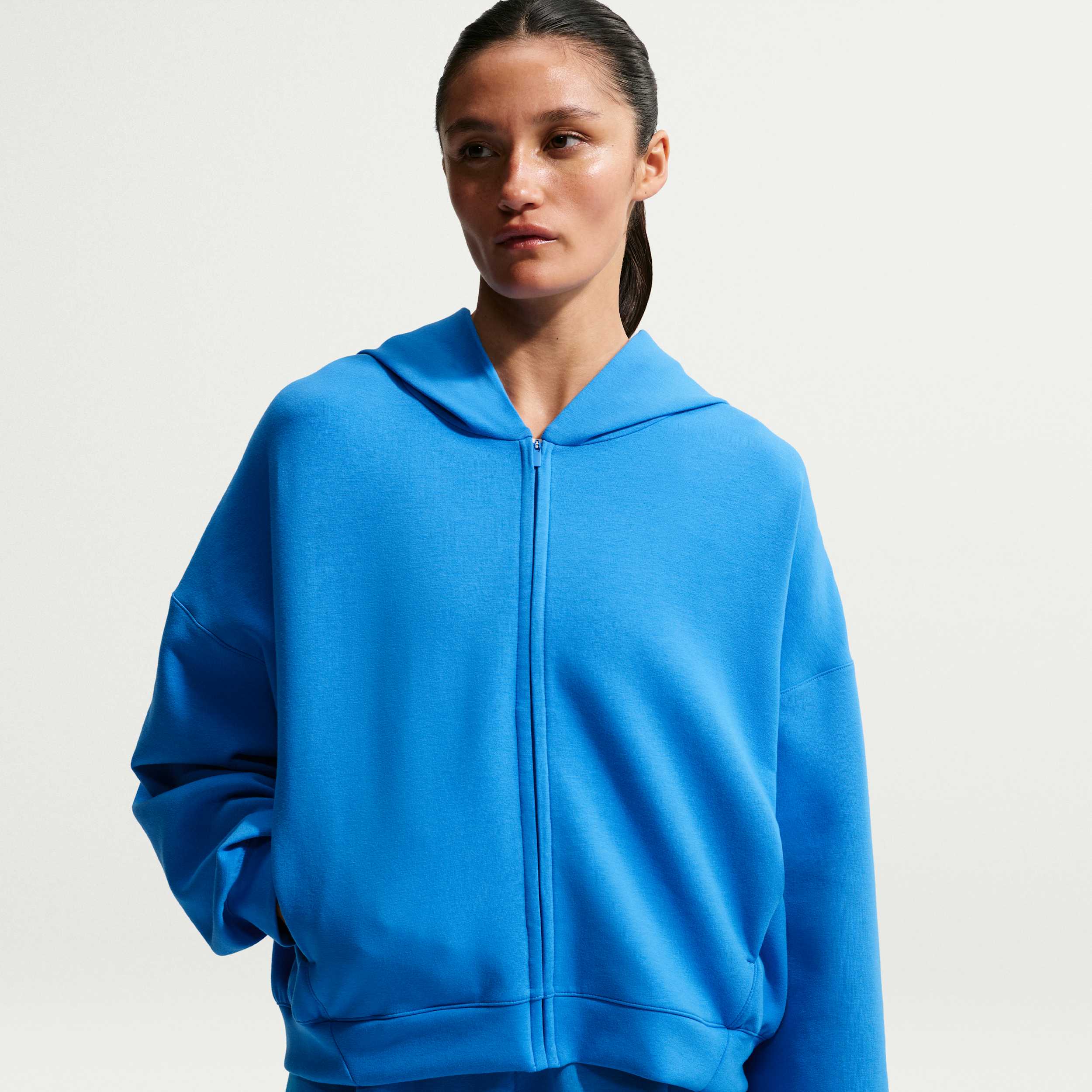 Nike Women's 24.7 ImpossiblySoft Full-Zip Hoodie in Blue | IR1924-435