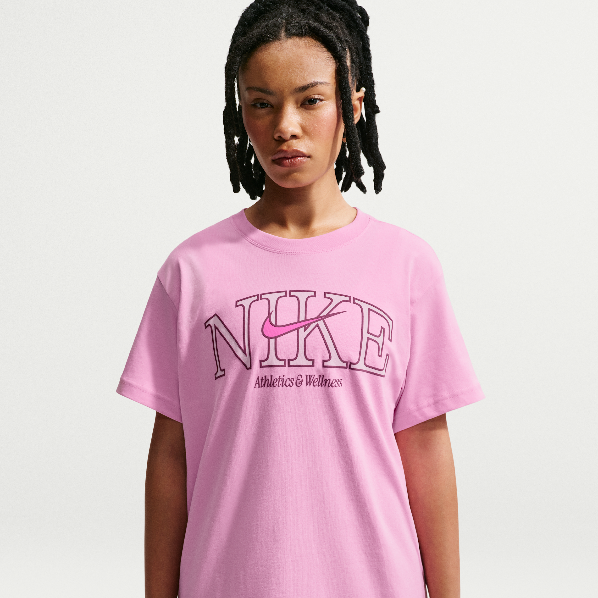 Women's Nike Sportswear Classic Oversized T-Shirt in Pink | IM6396-621
