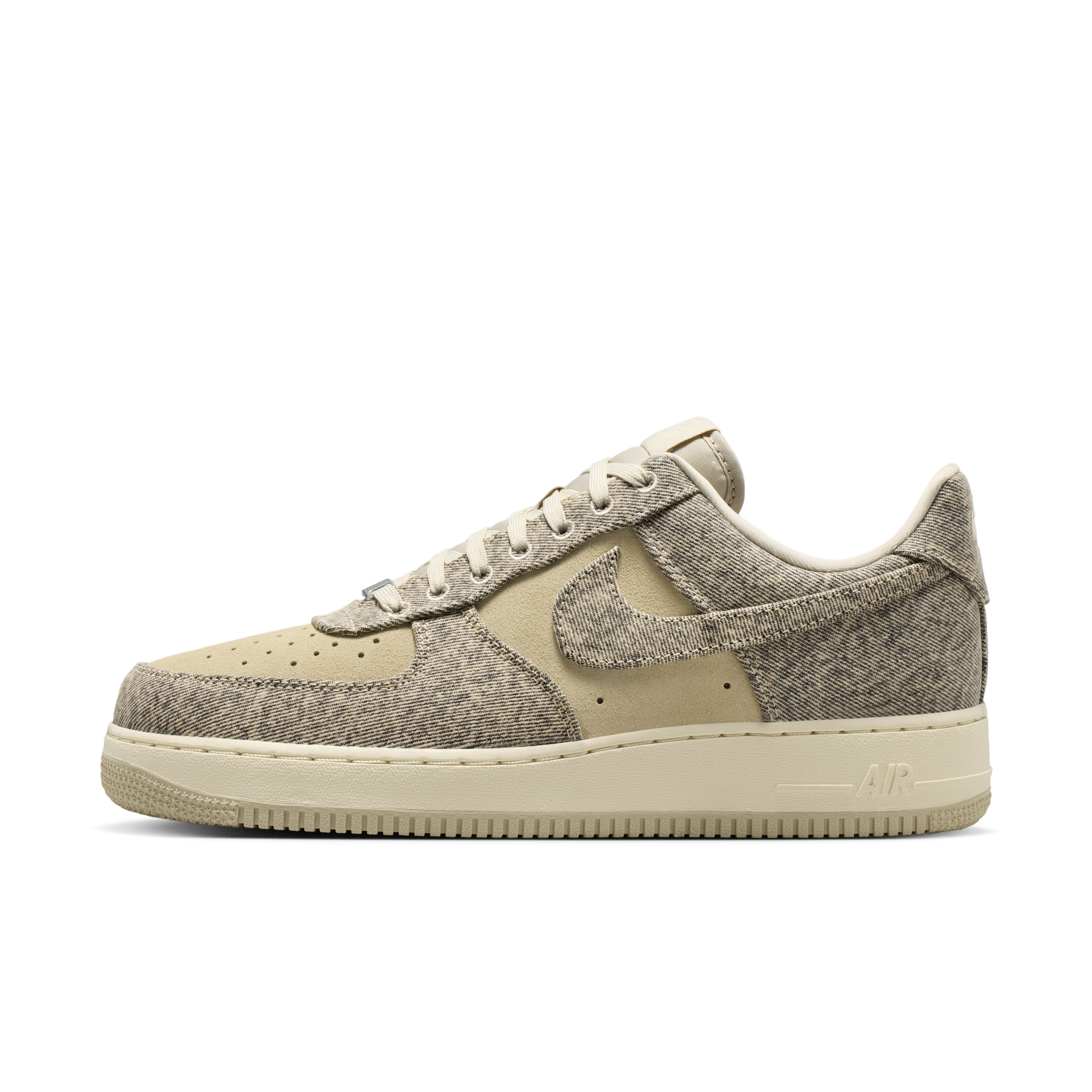 Nike Men's Air Force 1 '07 LV8 "Denim" Shoes in Brown | IR0951-201