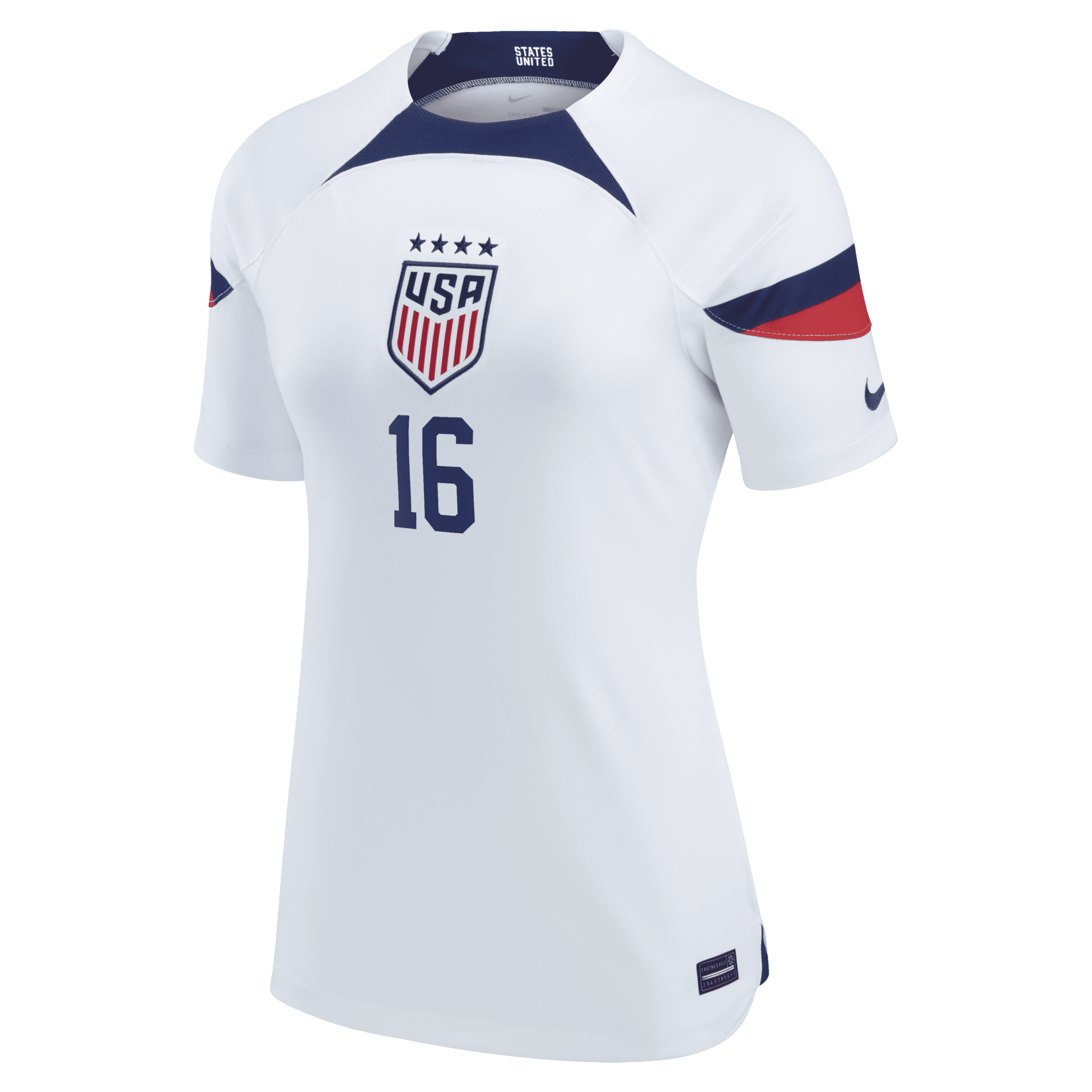 Shop Nike Uswnt 2022/23 Stadium Home (rose Lavelle)  Women's Dri-fit Soccer Jersey In White