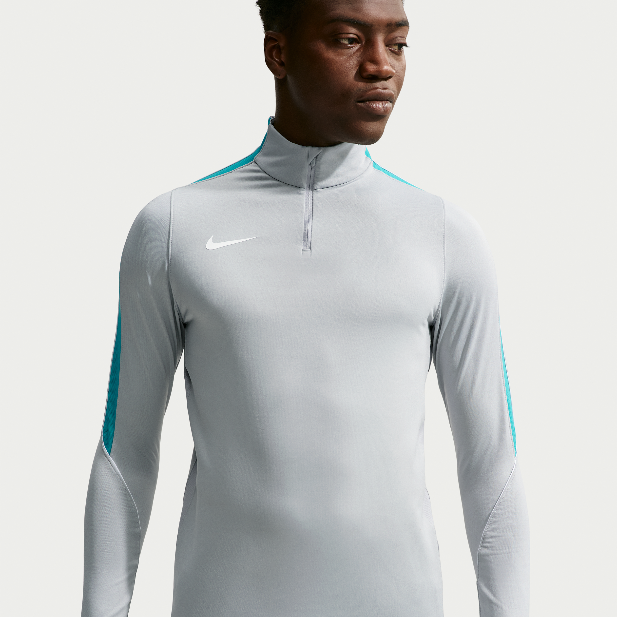 Nike Men's Strike Dri-FIT Soccer Drill Top in Grey | IF1455-012