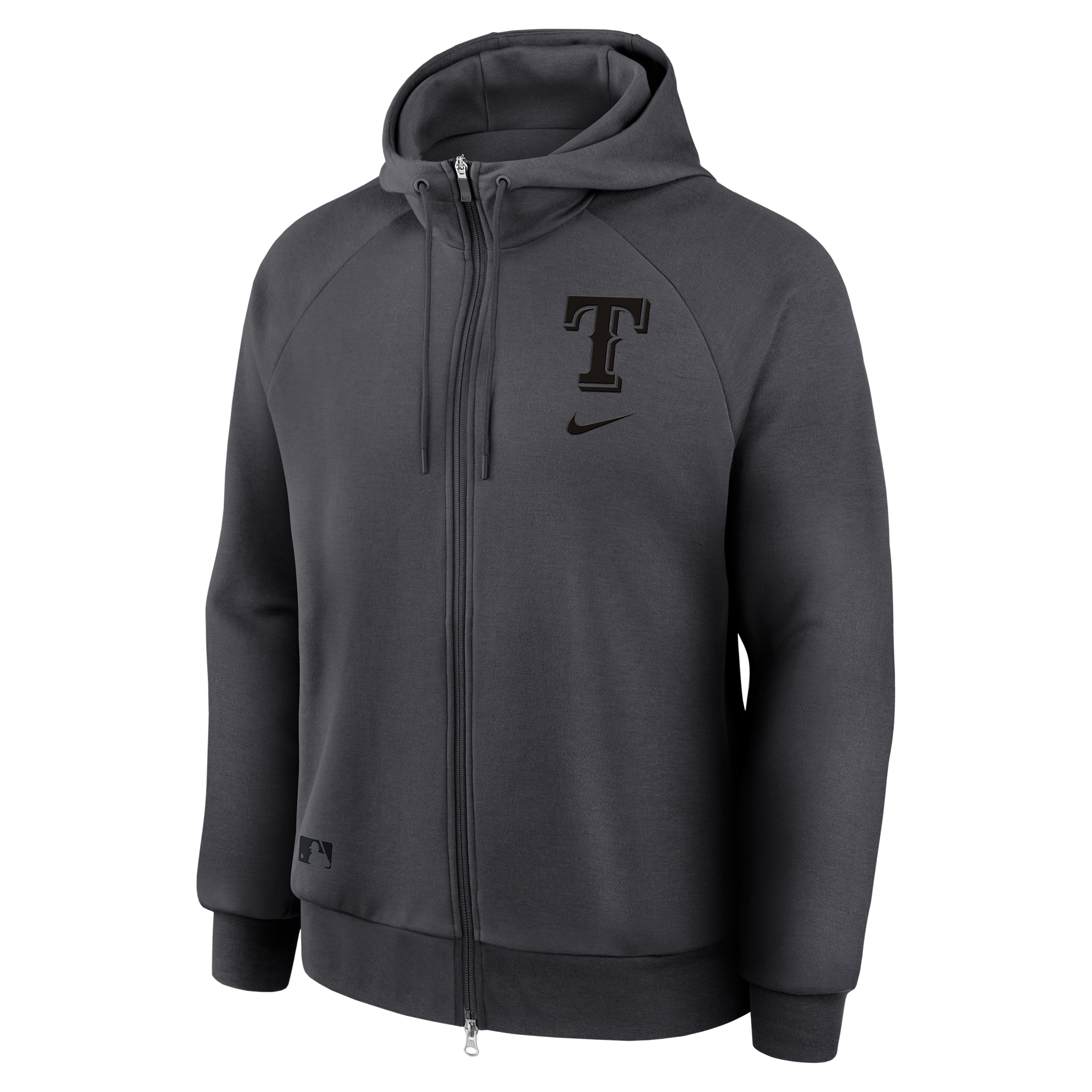 Texas Rangers Authentic Collection Nike Men's Dri-Fit MLB Full-Zip Hoodie in Grey | 03B300OTTER-29Q