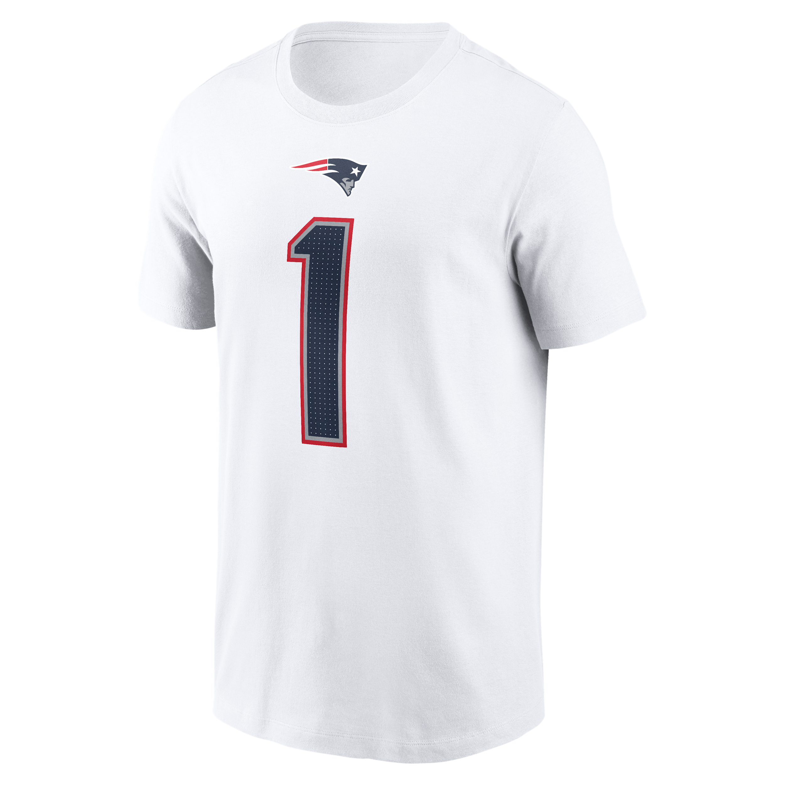 A.J. Brown New England Patriots Nike Men's NFL T-Shirt in White | N19910A8KF-34T