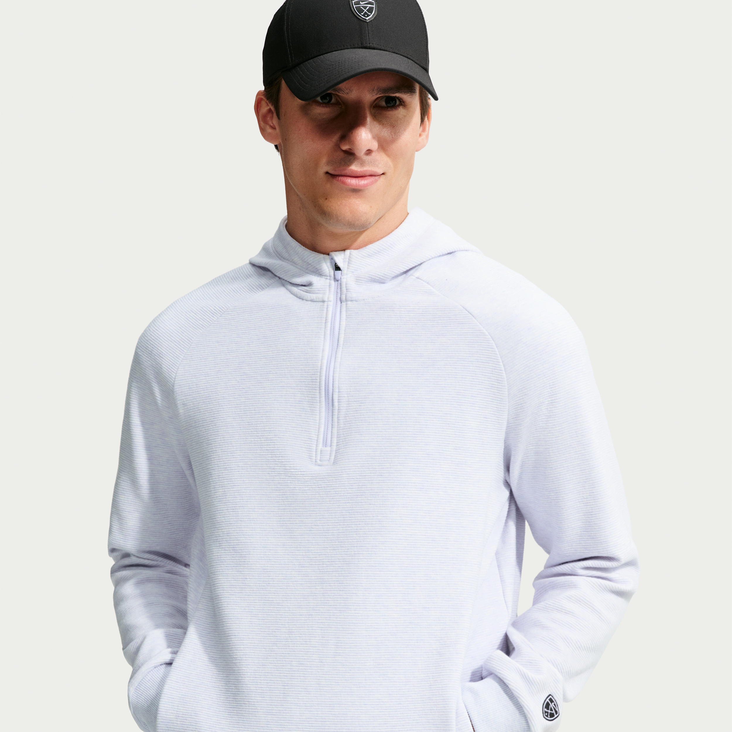 Nike Men's Par Therma-FIT Golf Hoodie in Purple | IB0294-568