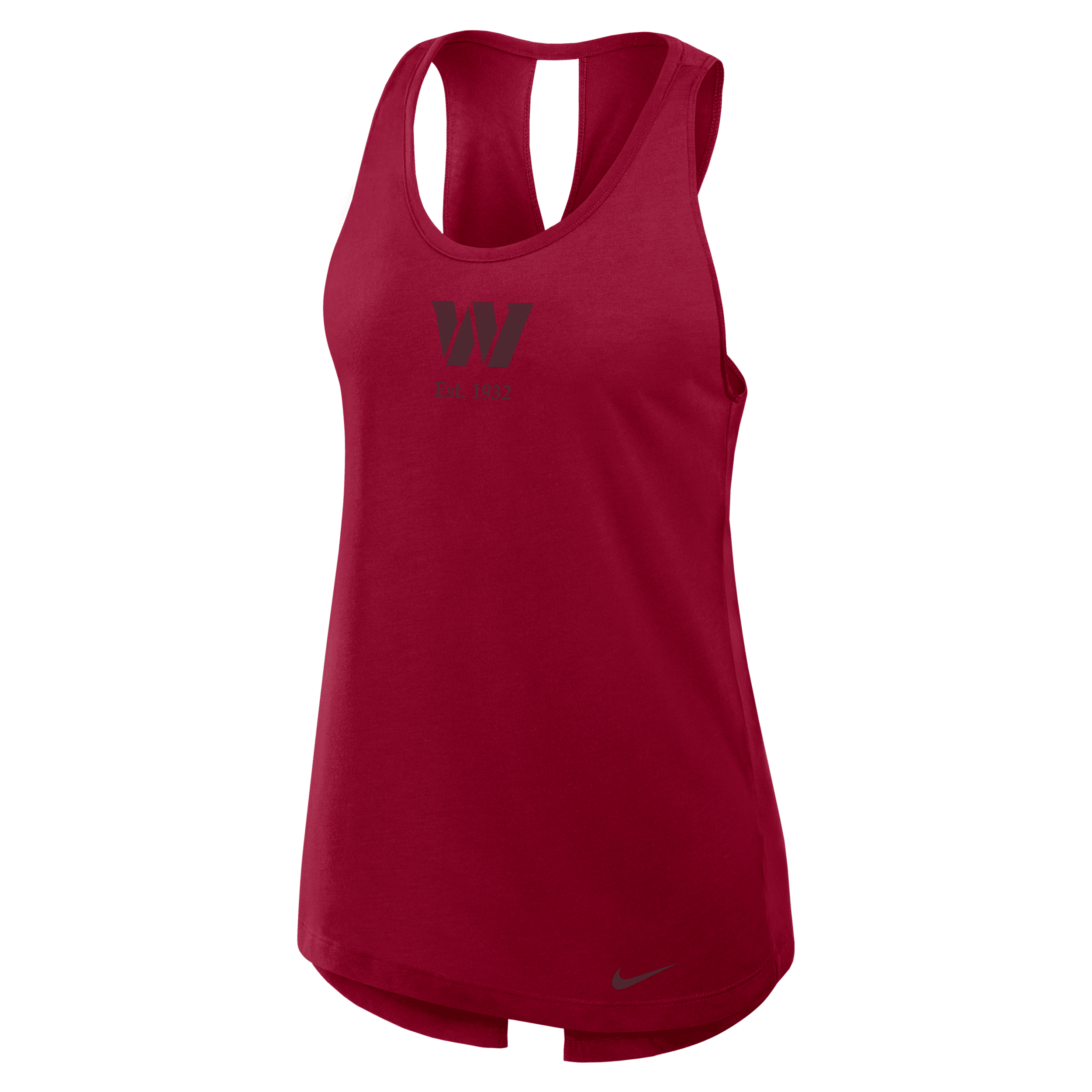 Nike Washington Commanders Established Women's Dri-fit Nfl Tank Top In Burgundy