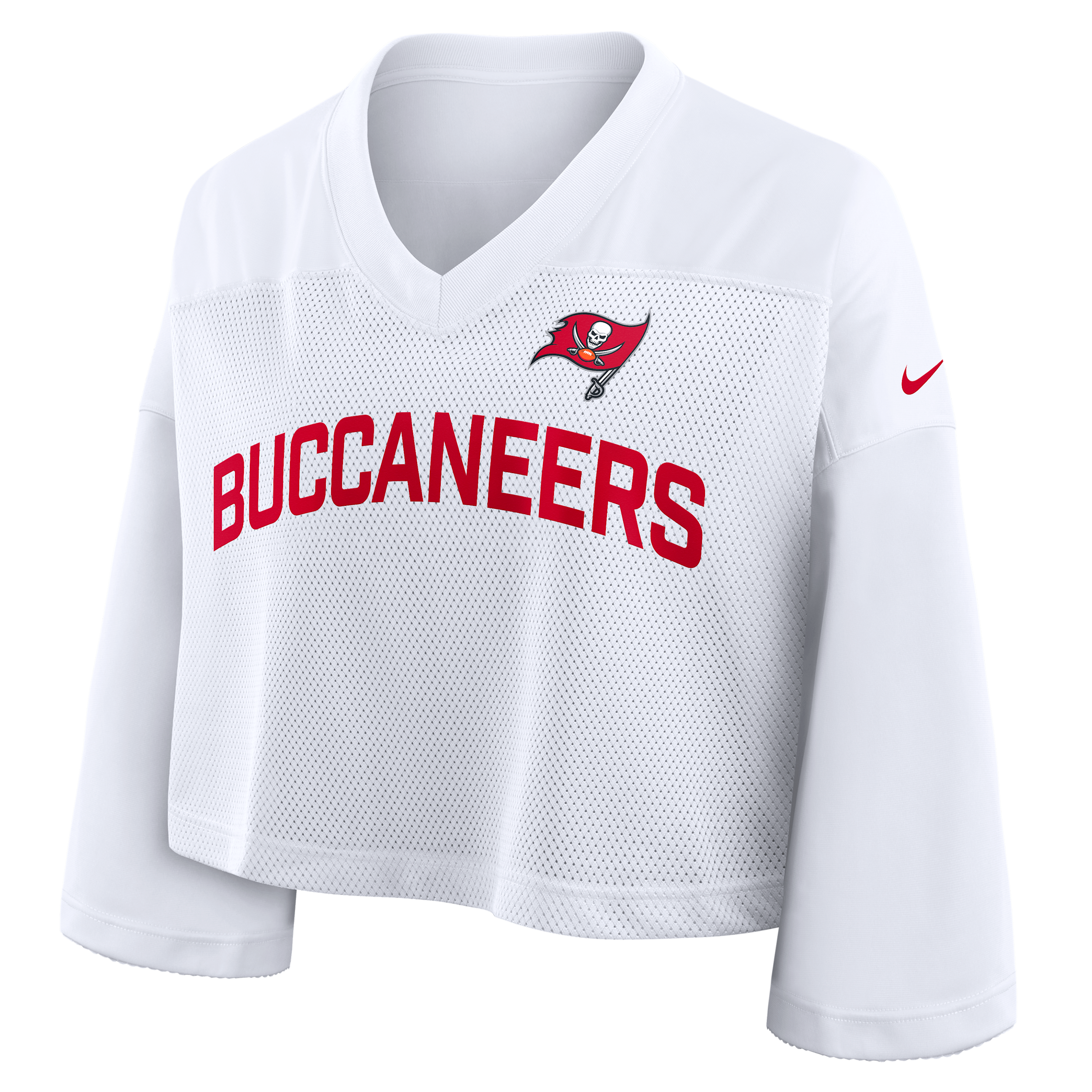 Nike Tampa Bay Buccaneers Wide Receiver Jersey Fashion  Women's Dri-fit Nfl Cropped Top In White