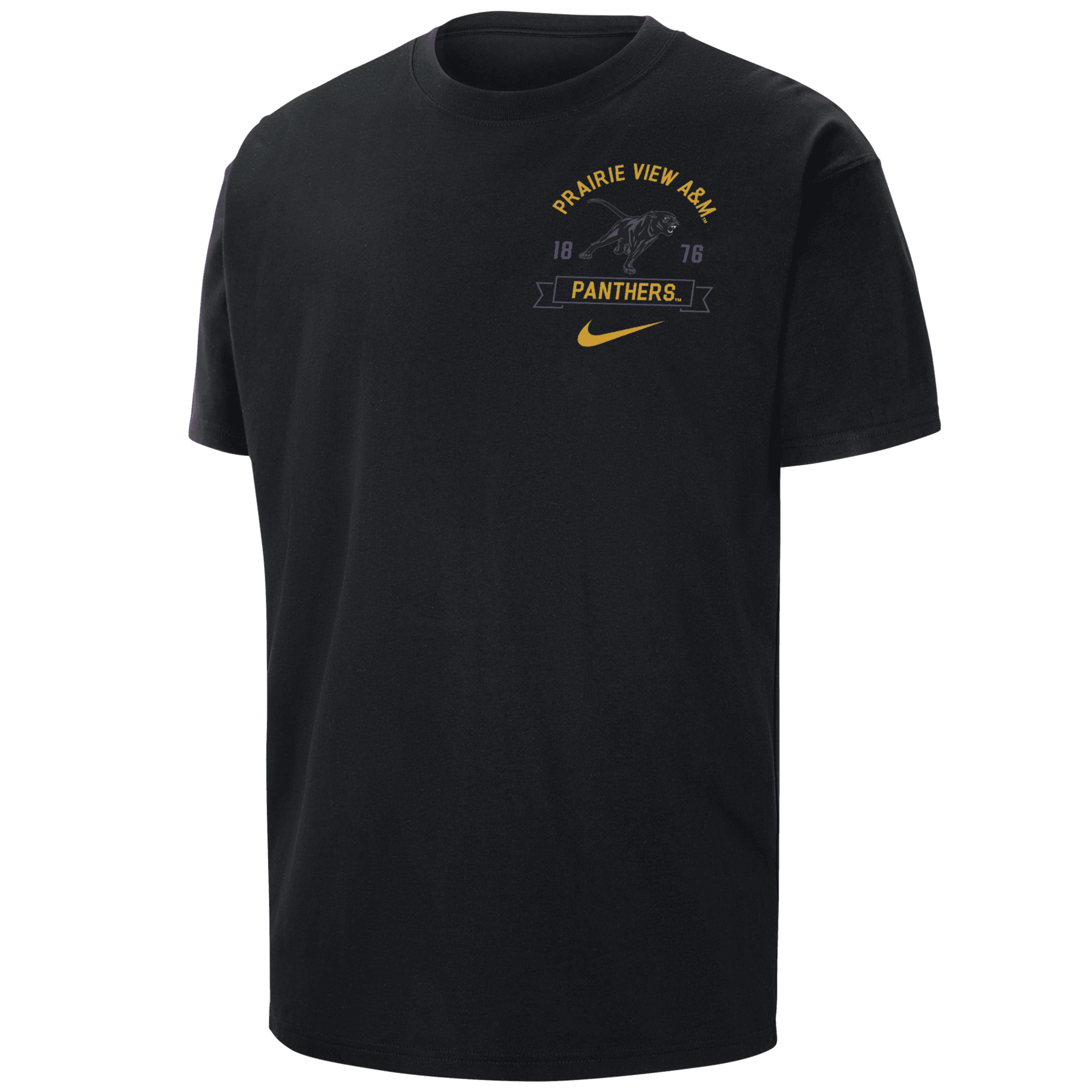 Nike Prairie View A&m Max90  Men's College T-shirt In Black