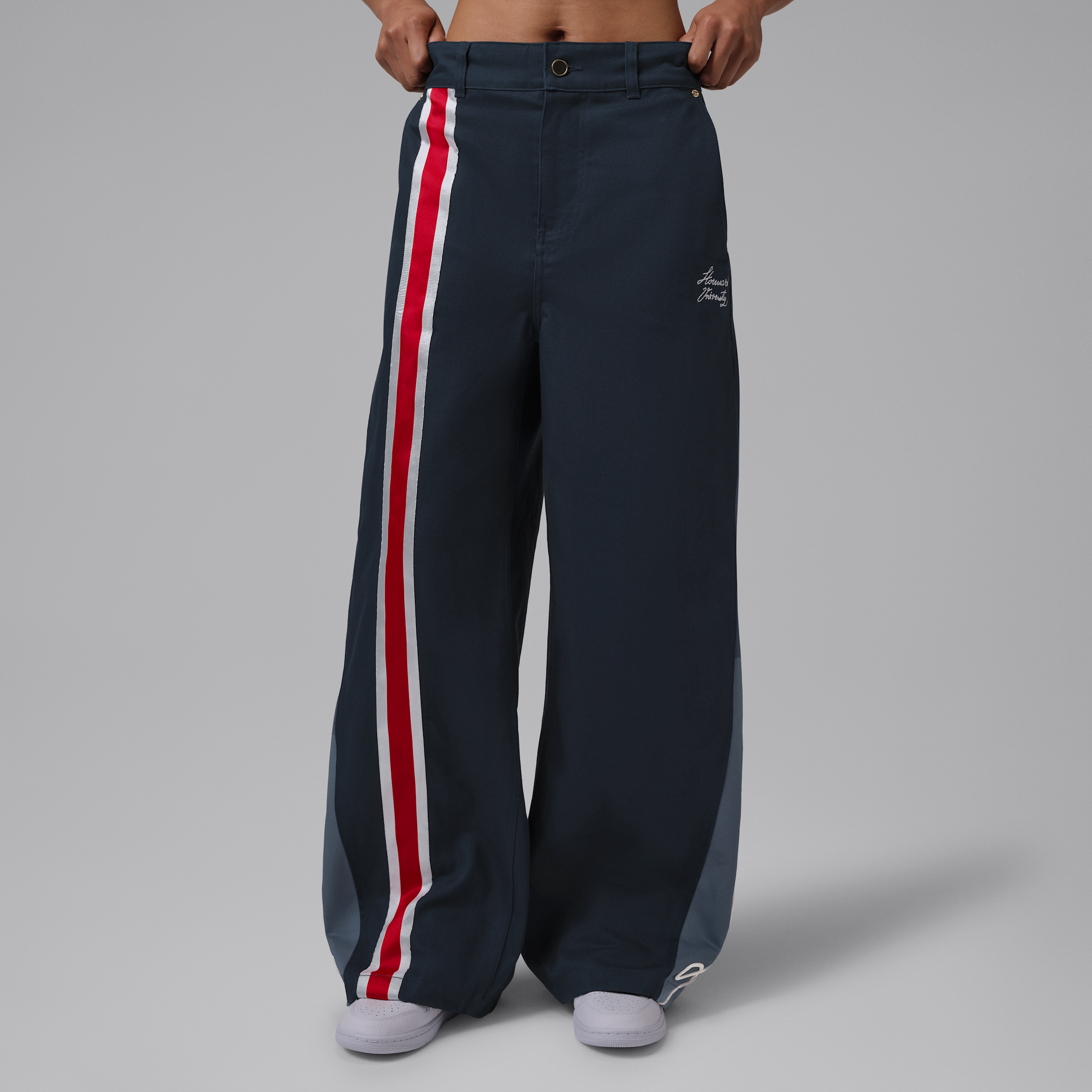Women's Jordan Flight x Howard University Barrel Pants in Blue | IR0222-419