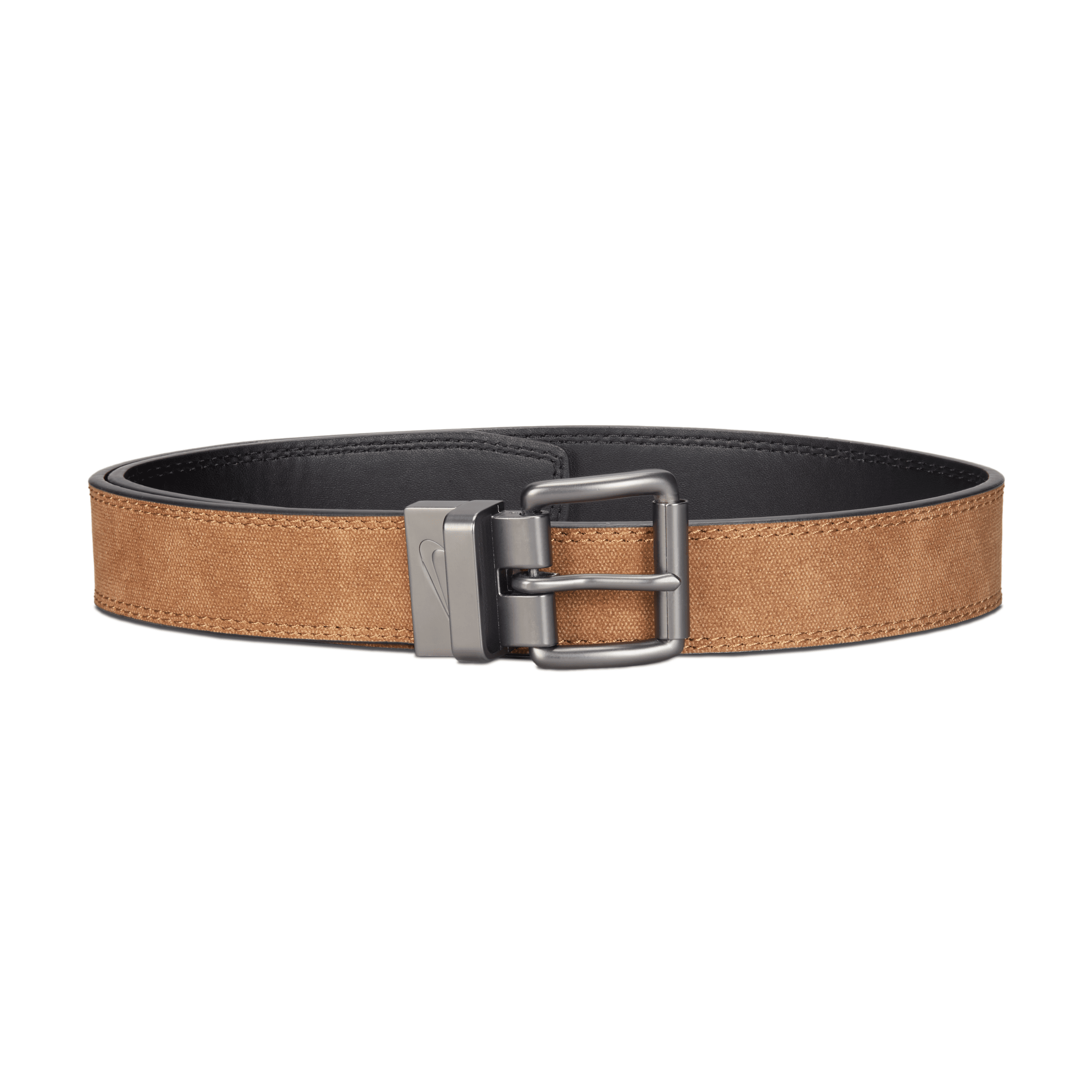 Nike Big Kids' Reversible Double-row Stitch Belt In Brown
